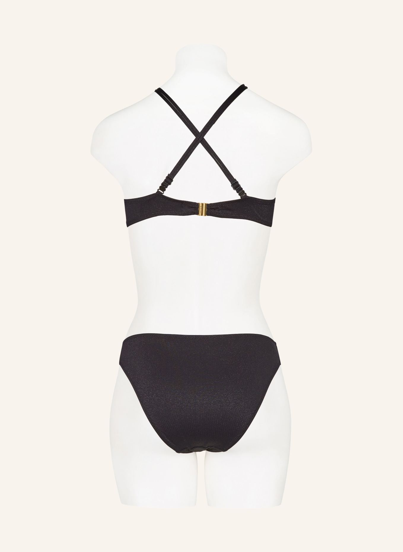 MARIE JO Underwired bikini top DAHU, Color: BLACK (Image 4)