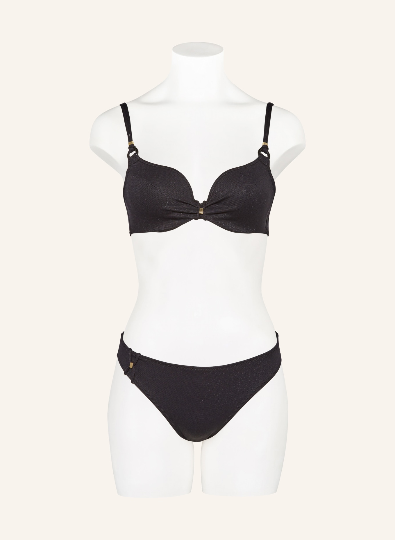 MARIE JO Underwired bikini top DAHU, Color: BLACK (Image 2)