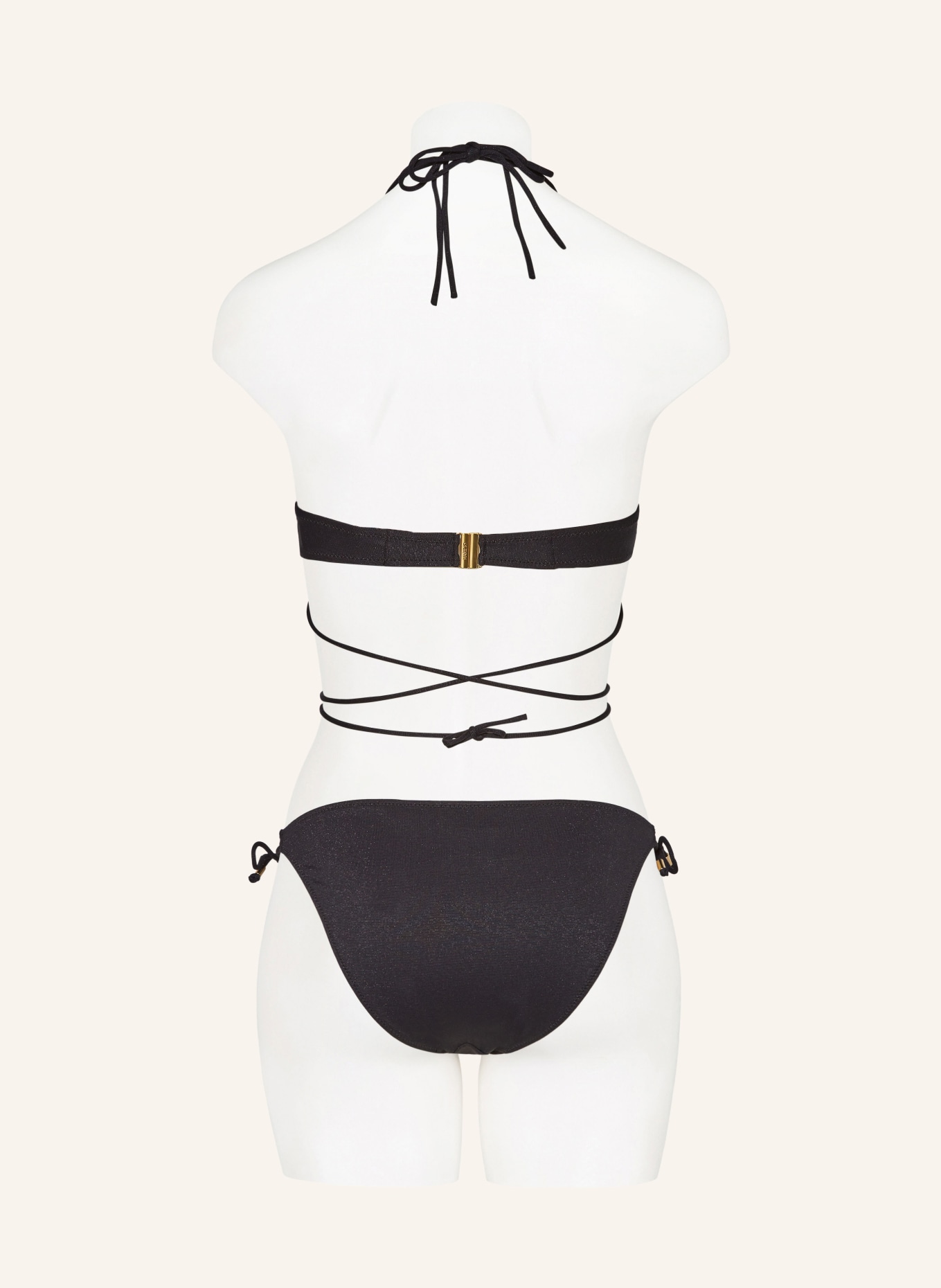 MARIE JO Triangle bikini top DAHU, Color: BLACK (Image 5)