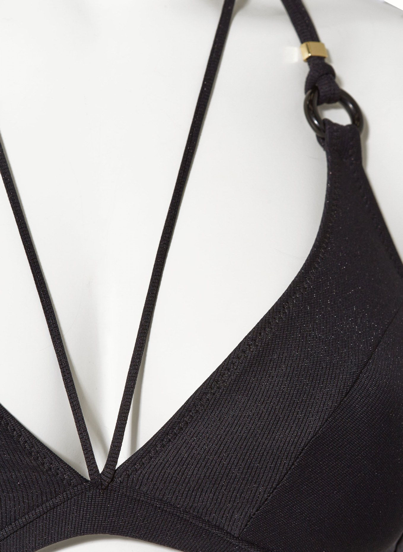 MARIE JO Triangle bikini top DAHU, Color: BLACK (Image 6)