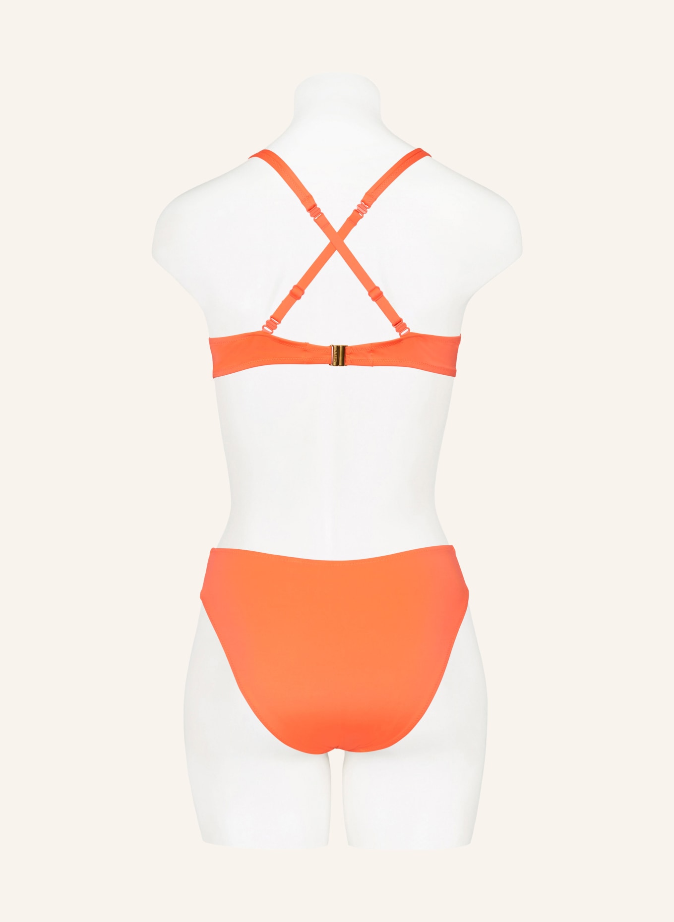 MARIE JO Bügel-Bikini-Top ALMOSHI mit Glitzergarn, Farbe: NEONORANGE/ LILA/ GRÜN (Bild 5)