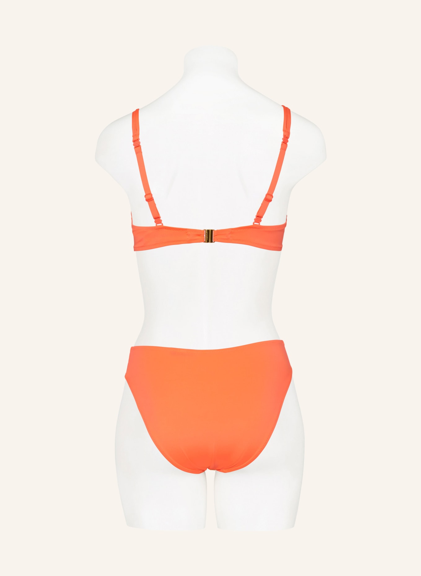 MARIE JO Balconette bikini top with glitter thread, Color: NEON ORANGE/ PURPLE/ GREEN (Image 3)