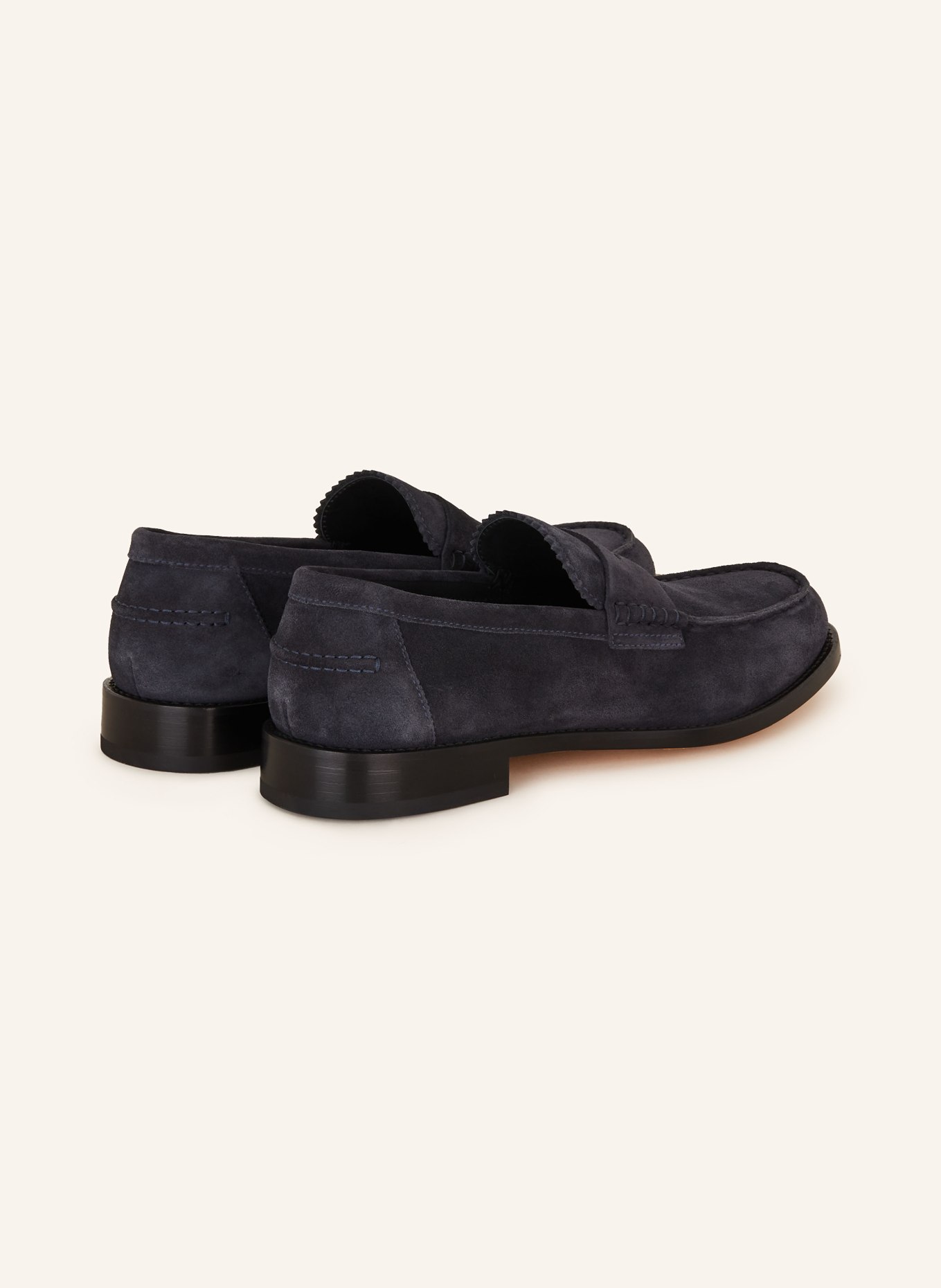 DOUCAL'S Penny loafers: GRANATOWY