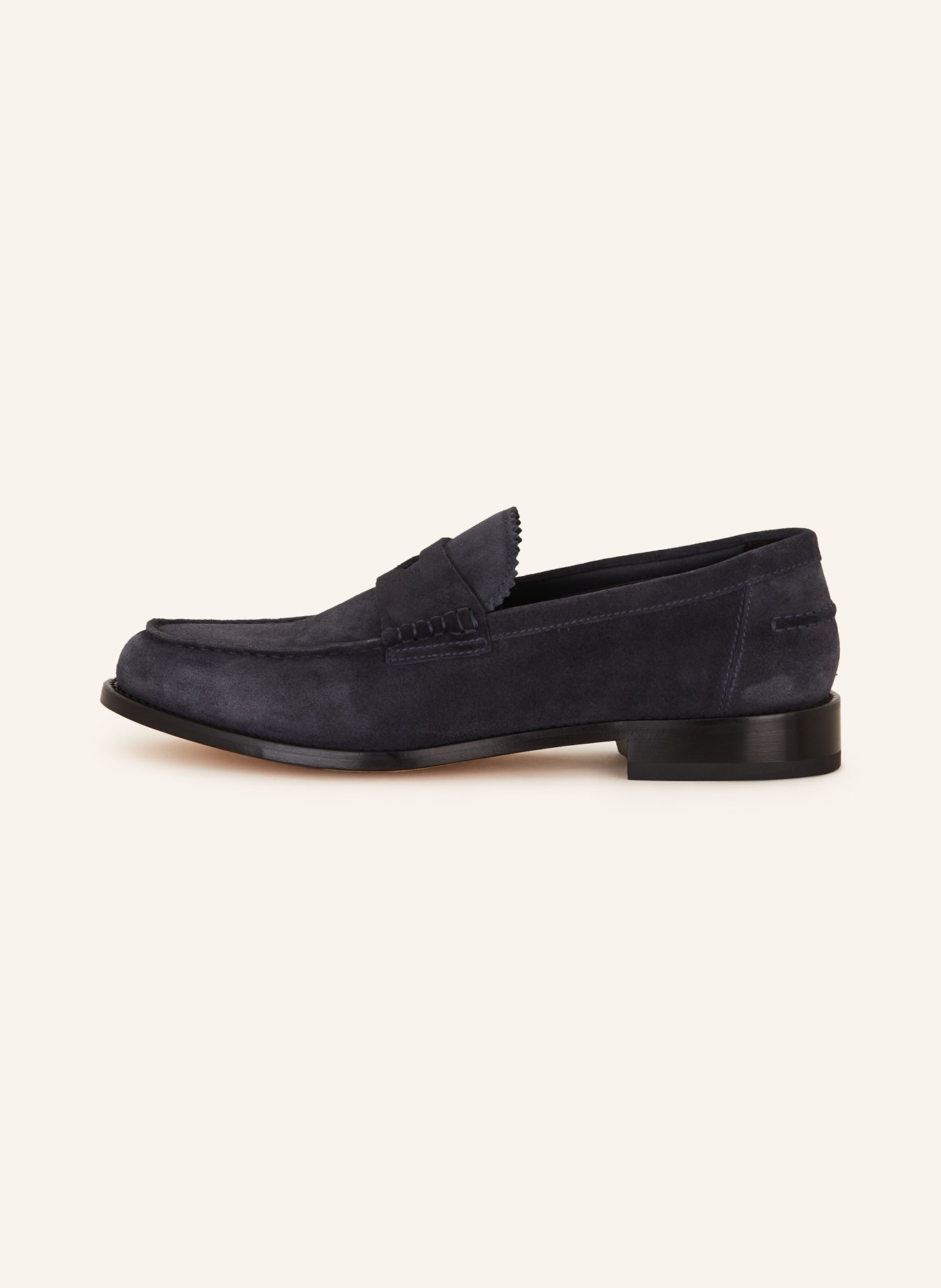 DOUCAL'S Penny loafers: GRANATOWY