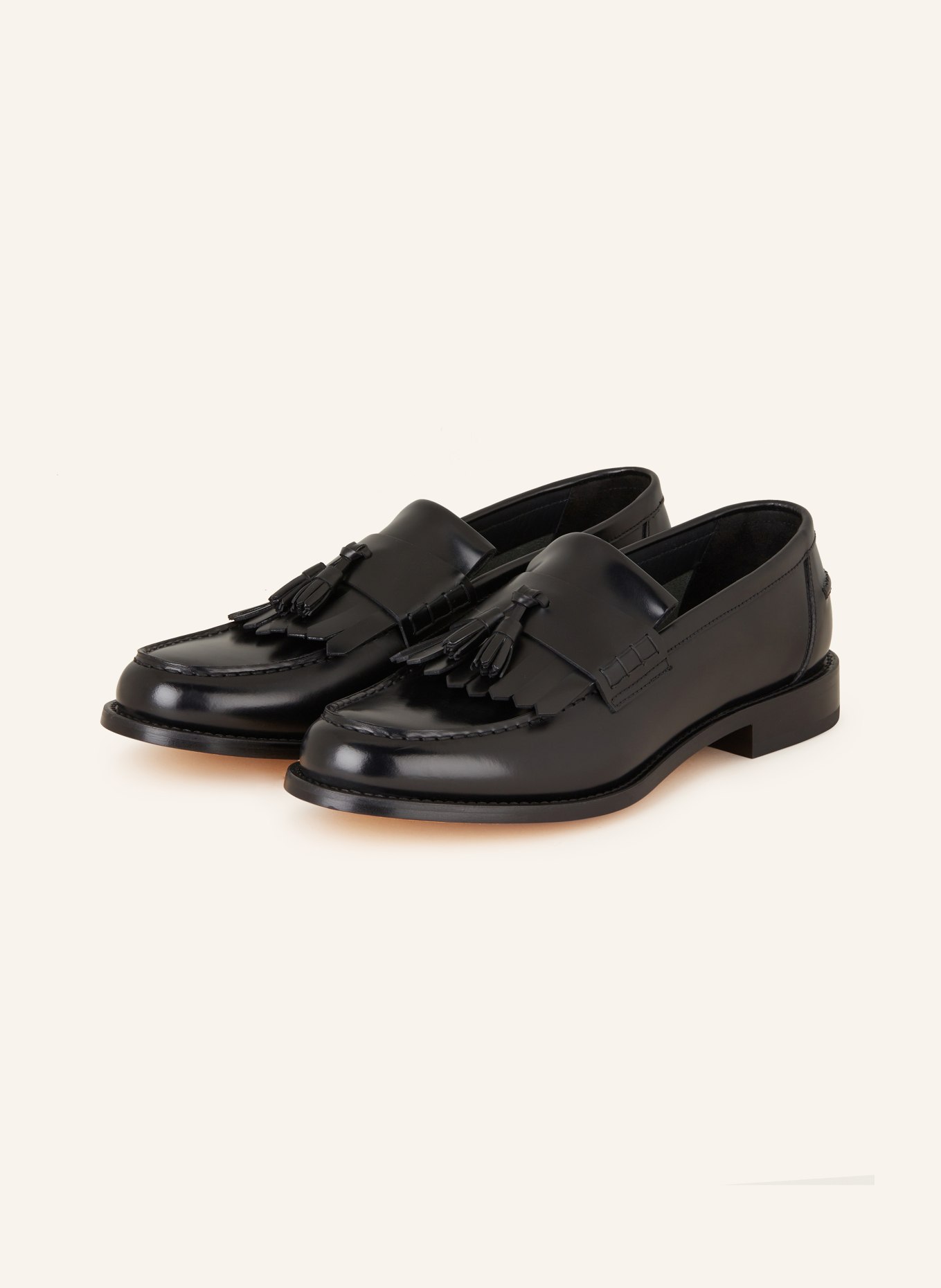 DOUCAL'S Loafers, Color: BLACK (Image 1)