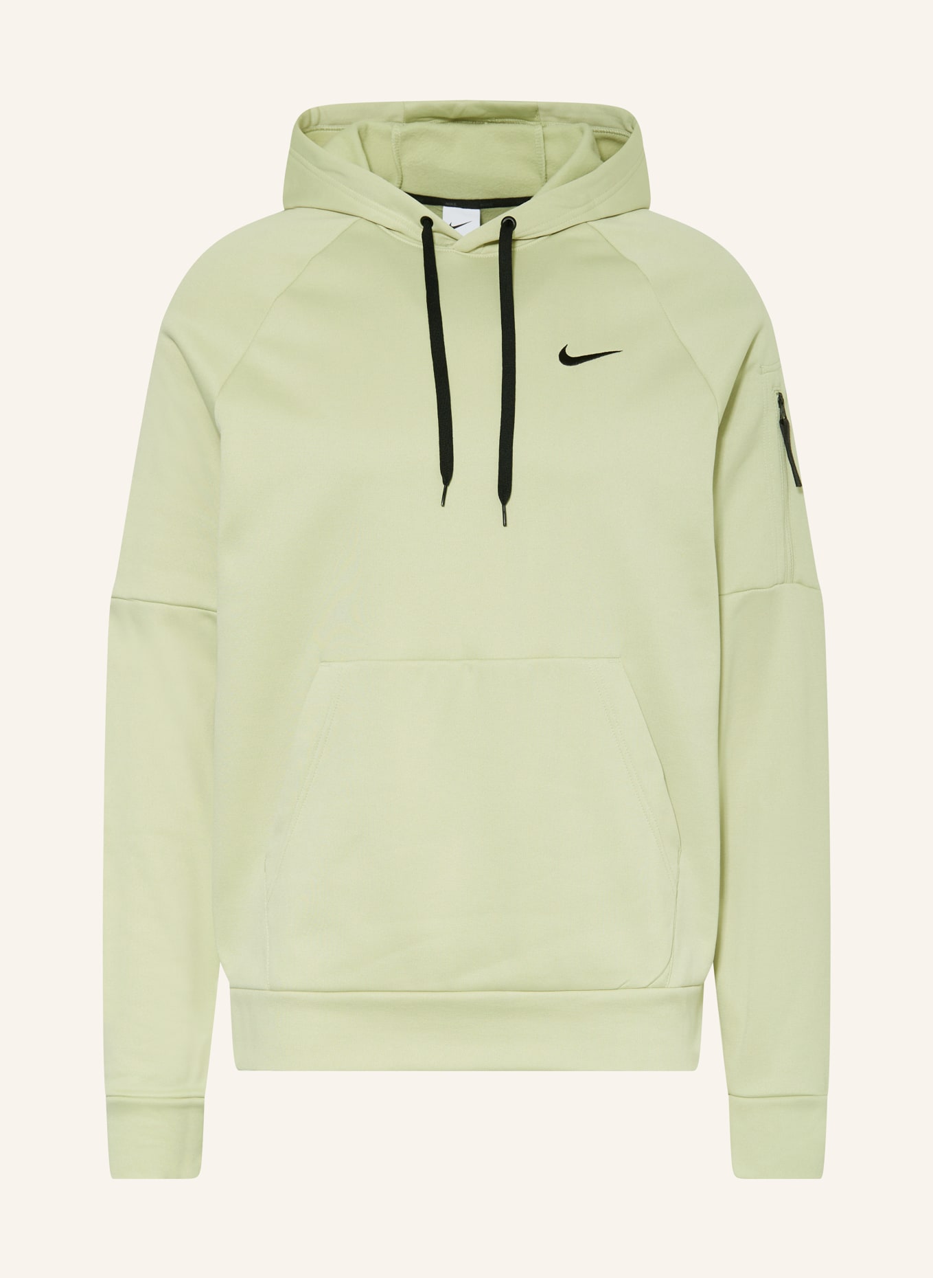 Nike Fleece hoodie THERMA-FIT, Color: LIGHT GREEN (Image 1)