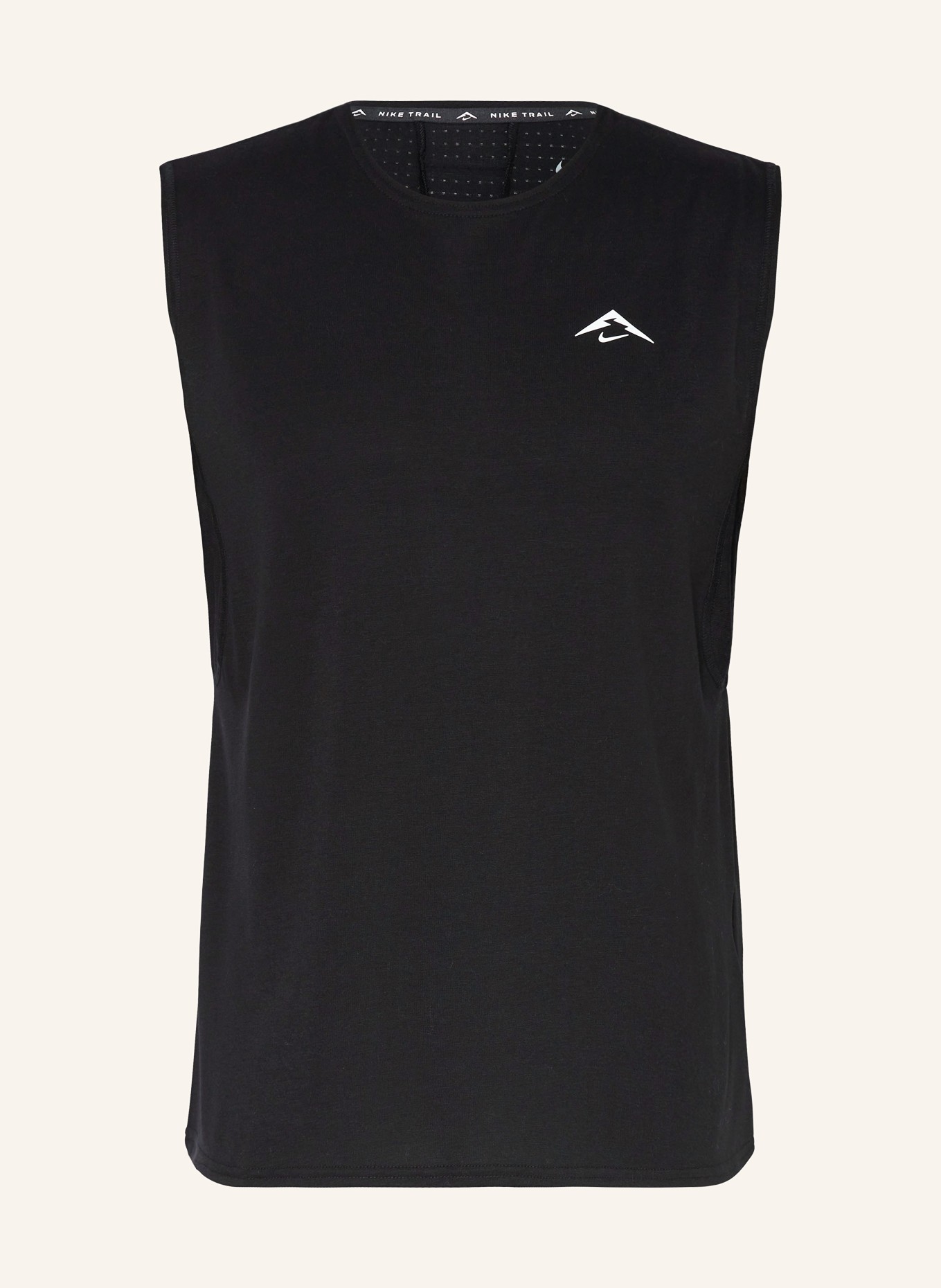 Nike Běžecké tričko SOLAR CHASE, Barva: ČERNÁ (Obrázek 1)