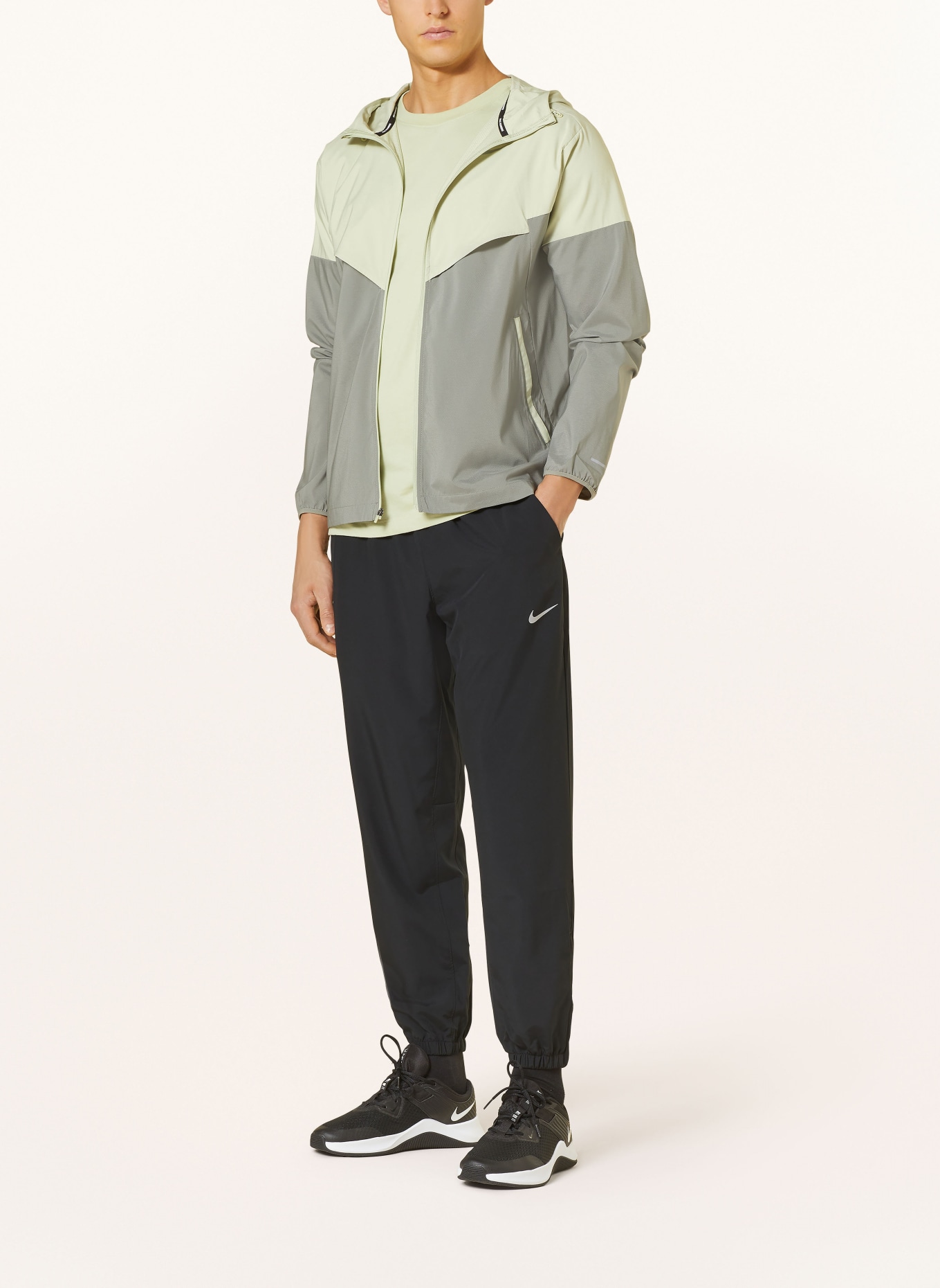 Nike Outdoor jacket WINDRUNNER, Color: LIGHT GREEN/ OLIVE (Image 2)