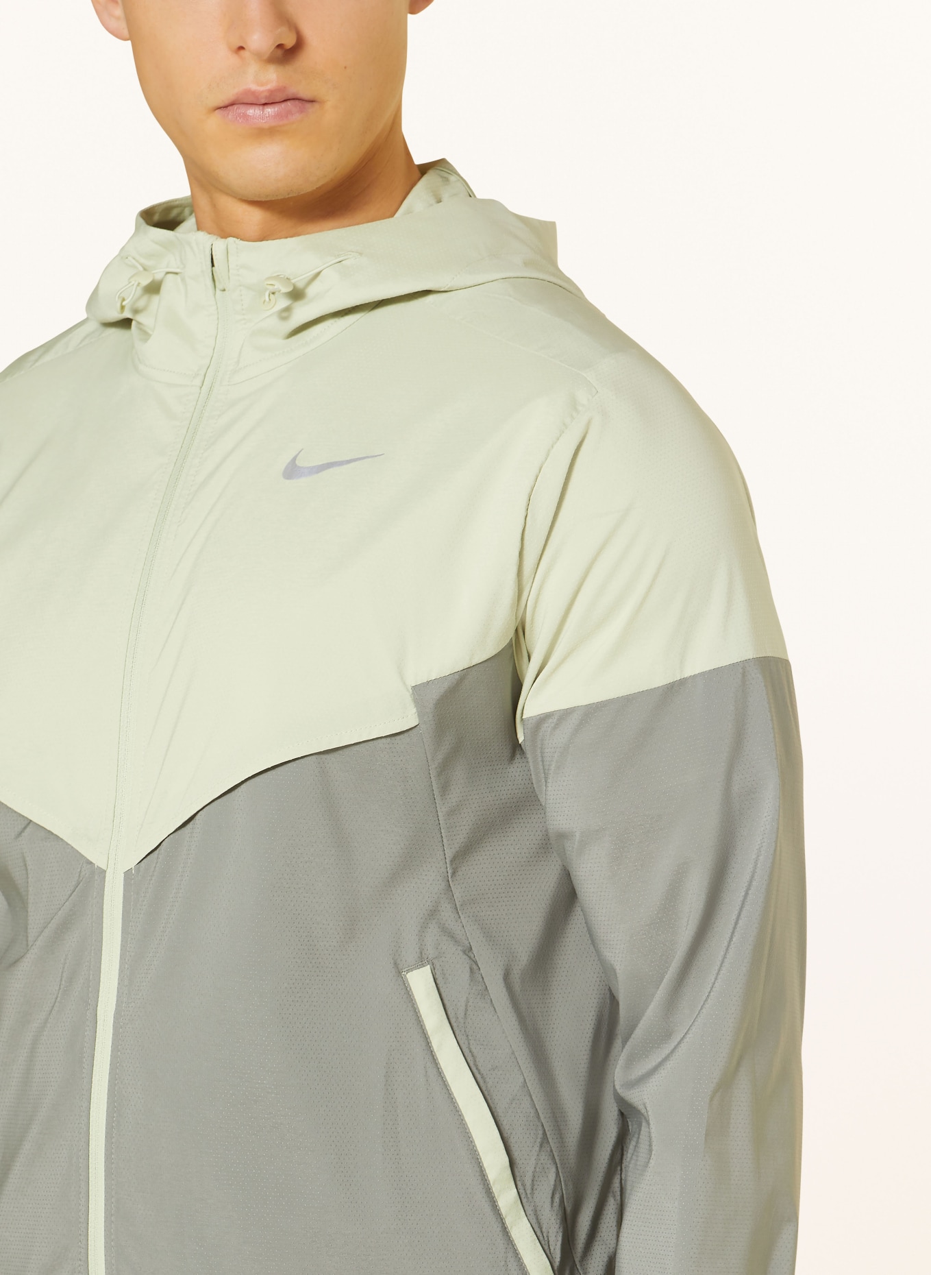 Nike Outdoor jacket WINDRUNNER, Color: LIGHT GREEN/ OLIVE (Image 5)