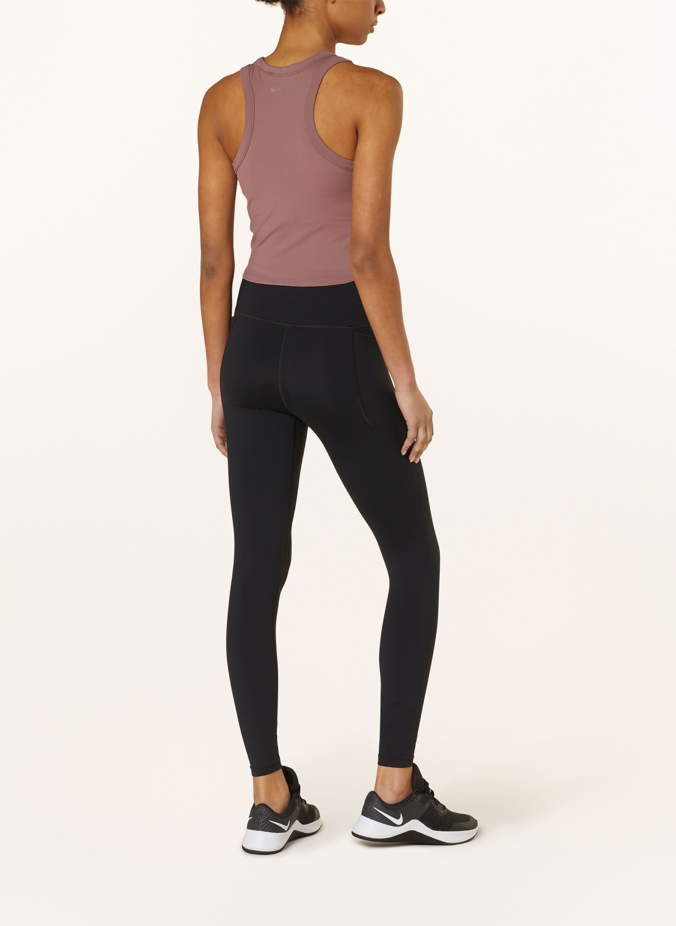 Nike Cropped top DRI-FIT ONE, Color: DUSKY PINK (Image 3)
