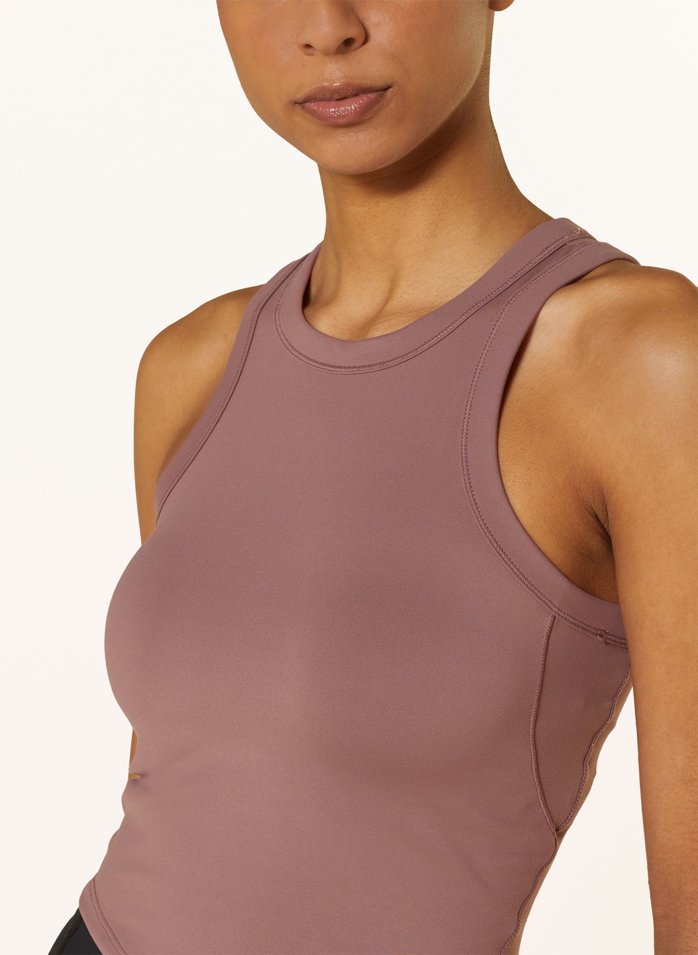 Nike Cropped top DRI-FIT ONE, Color: DUSKY PINK (Image 4)