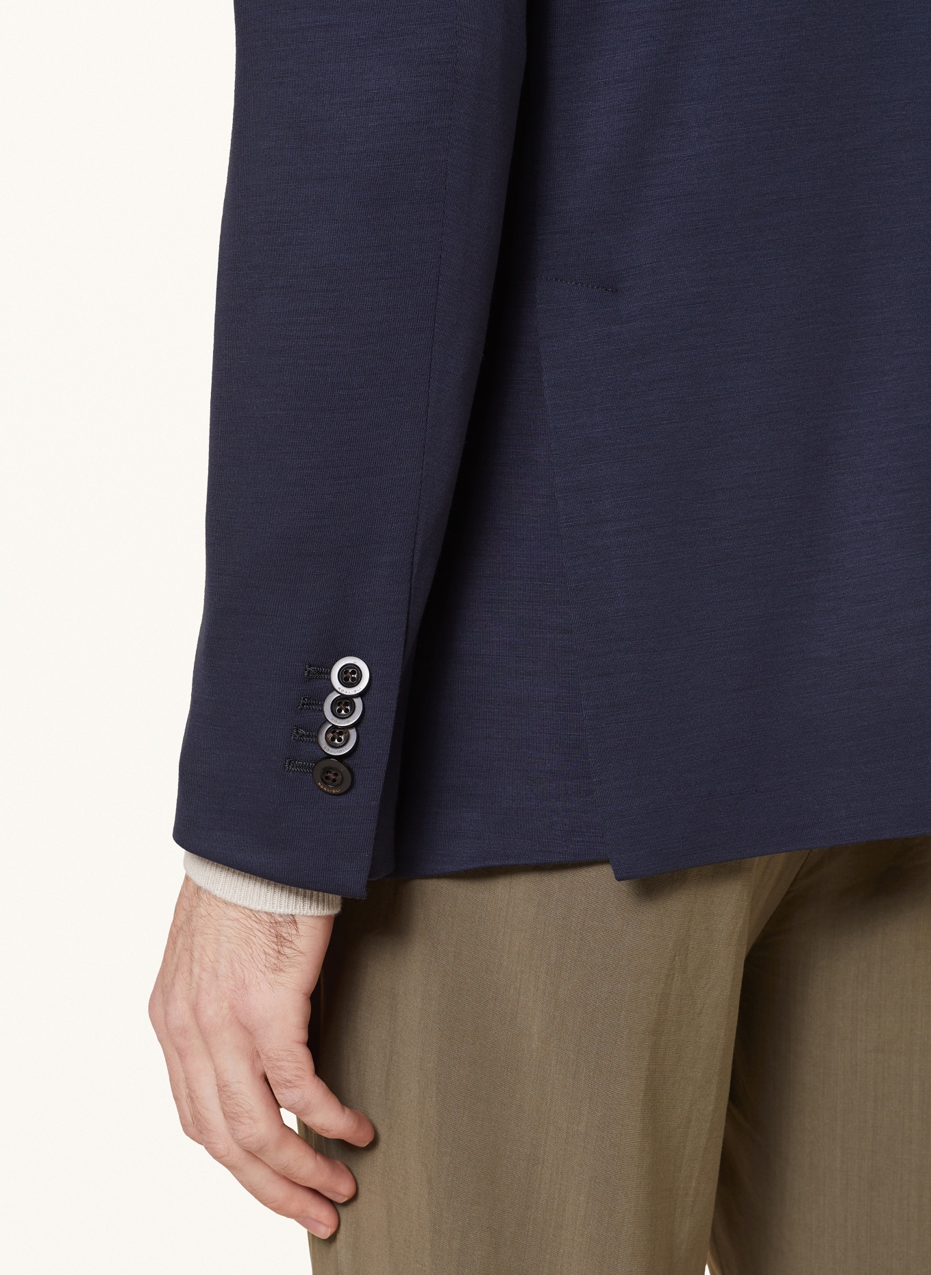 BOGLIOLI Jersey jacket extra slim fit, Color: DARK BLUE (Image 6)