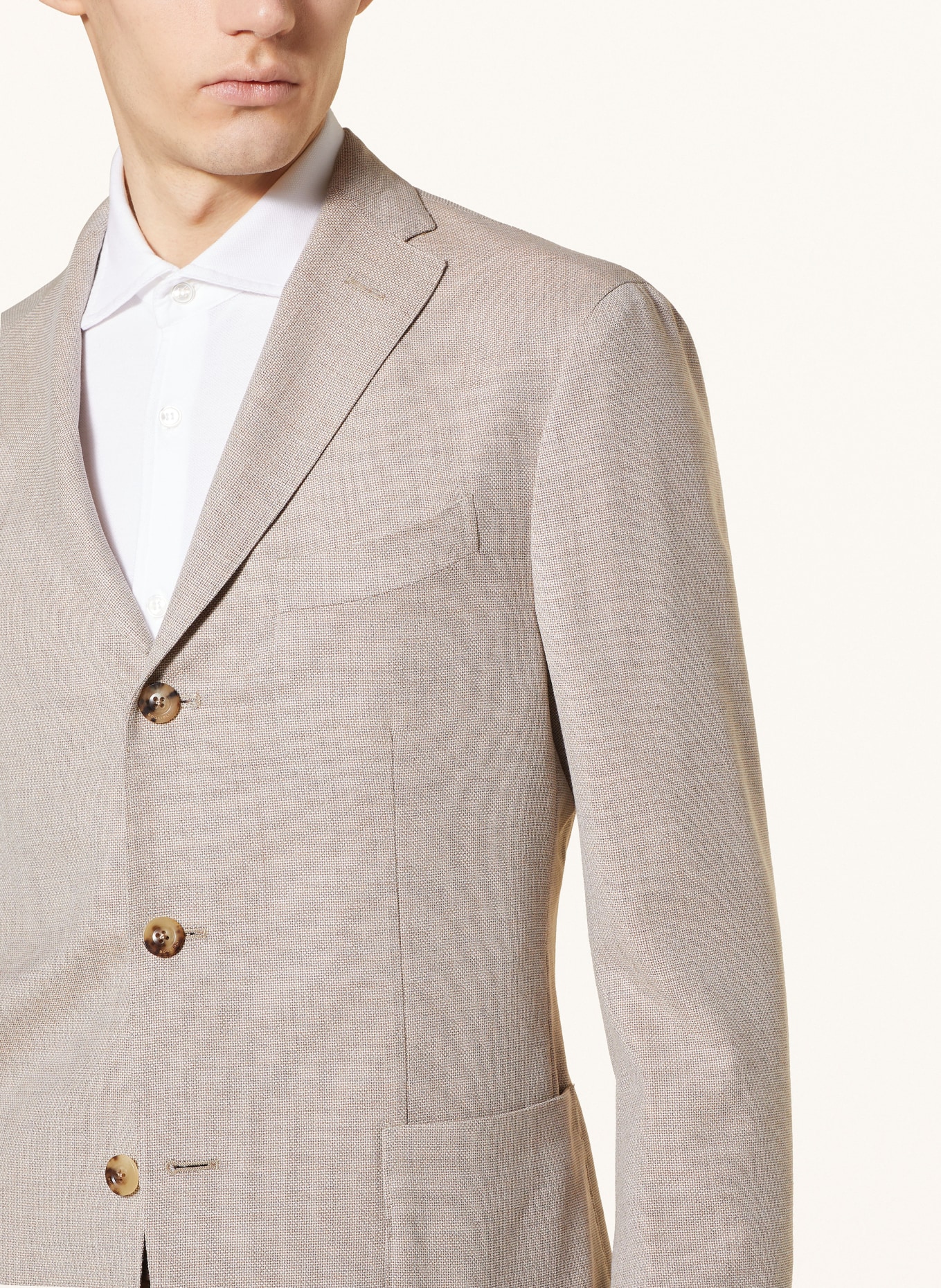 BOGLIOLI Tailored jacket extra slim fit, Color: BEIGE (Image 5)