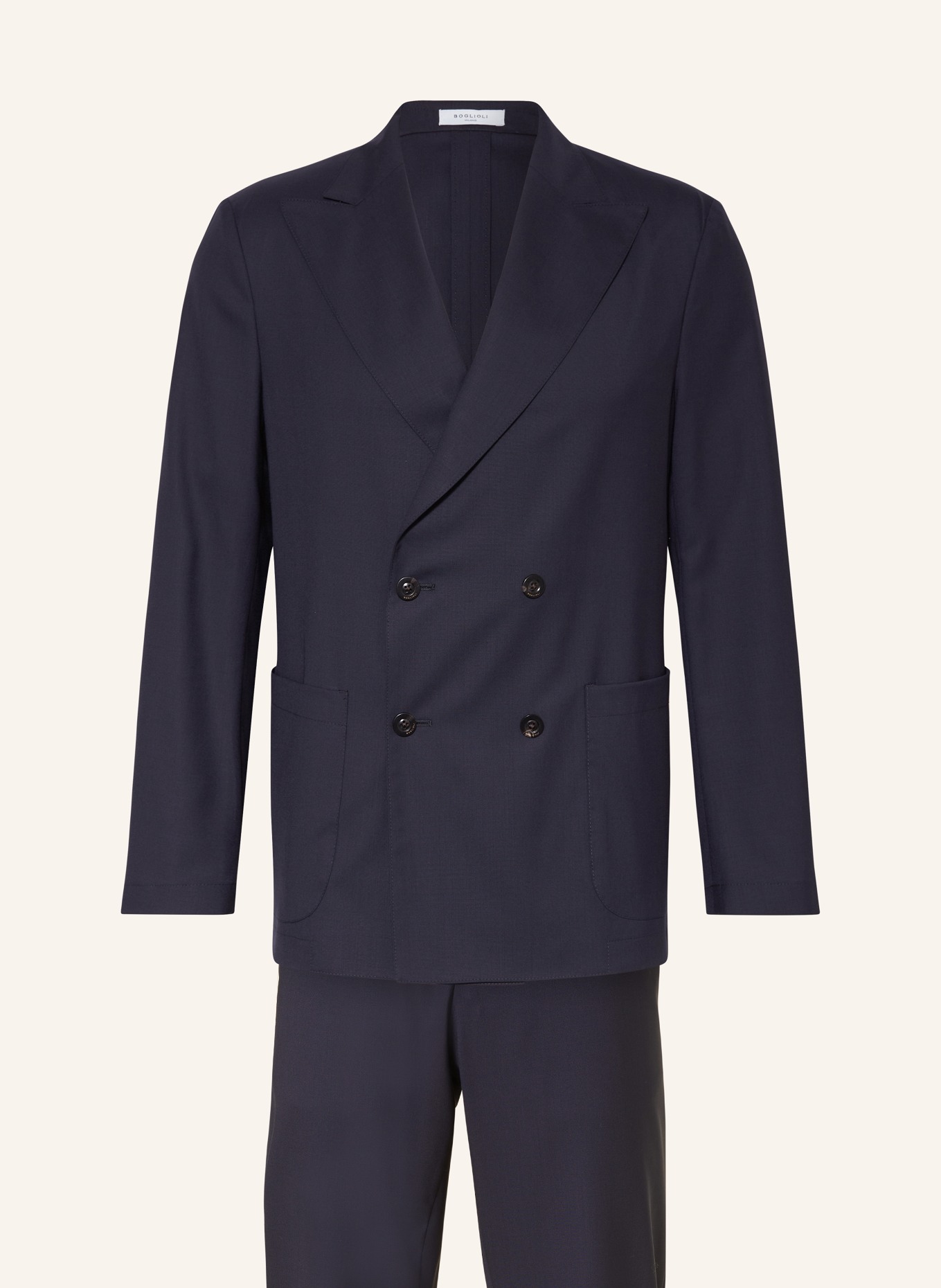 BOGLIOLI Anzug Slim Fit, Farbe: DUNKELBLAU (Bild 1)