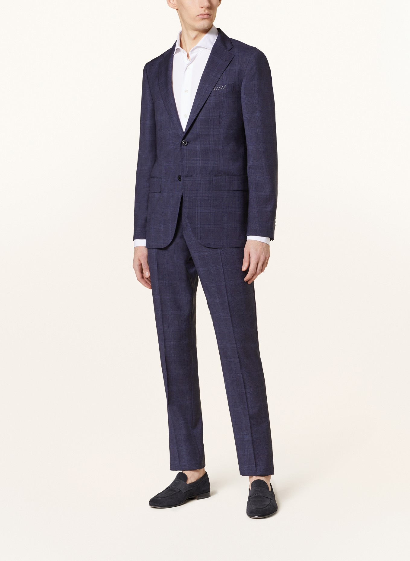 BOGLIOLI Suit Extra slim fit, Color: DARK BLUE (Image 2)