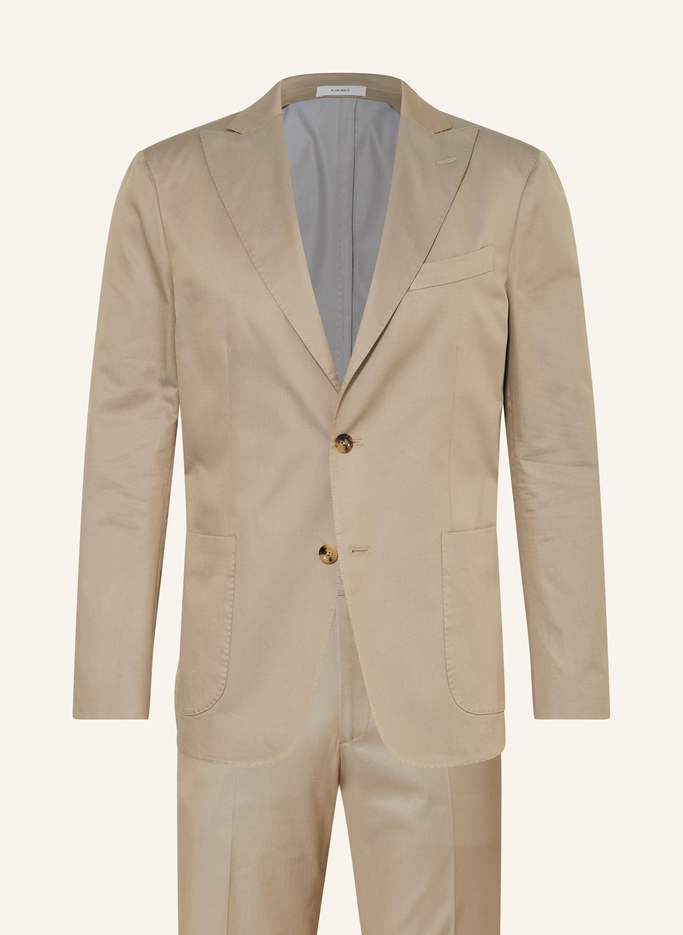 BOGLIOLI Suit Extra slim fit, Color: BEIGE (Image 1)