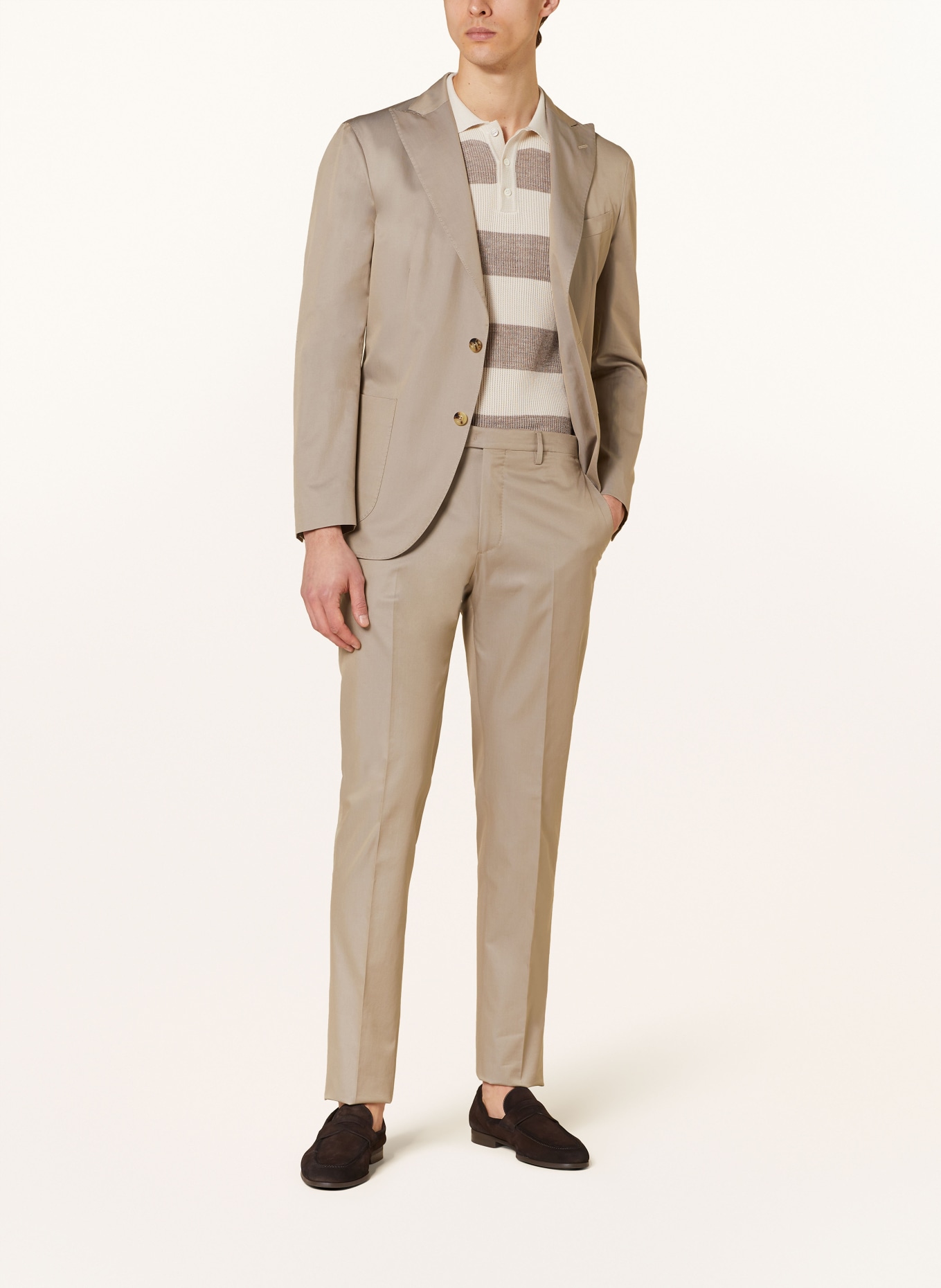 BOGLIOLI Anzug Extra Slim Fit, Farbe: BEIGE (Bild 2)