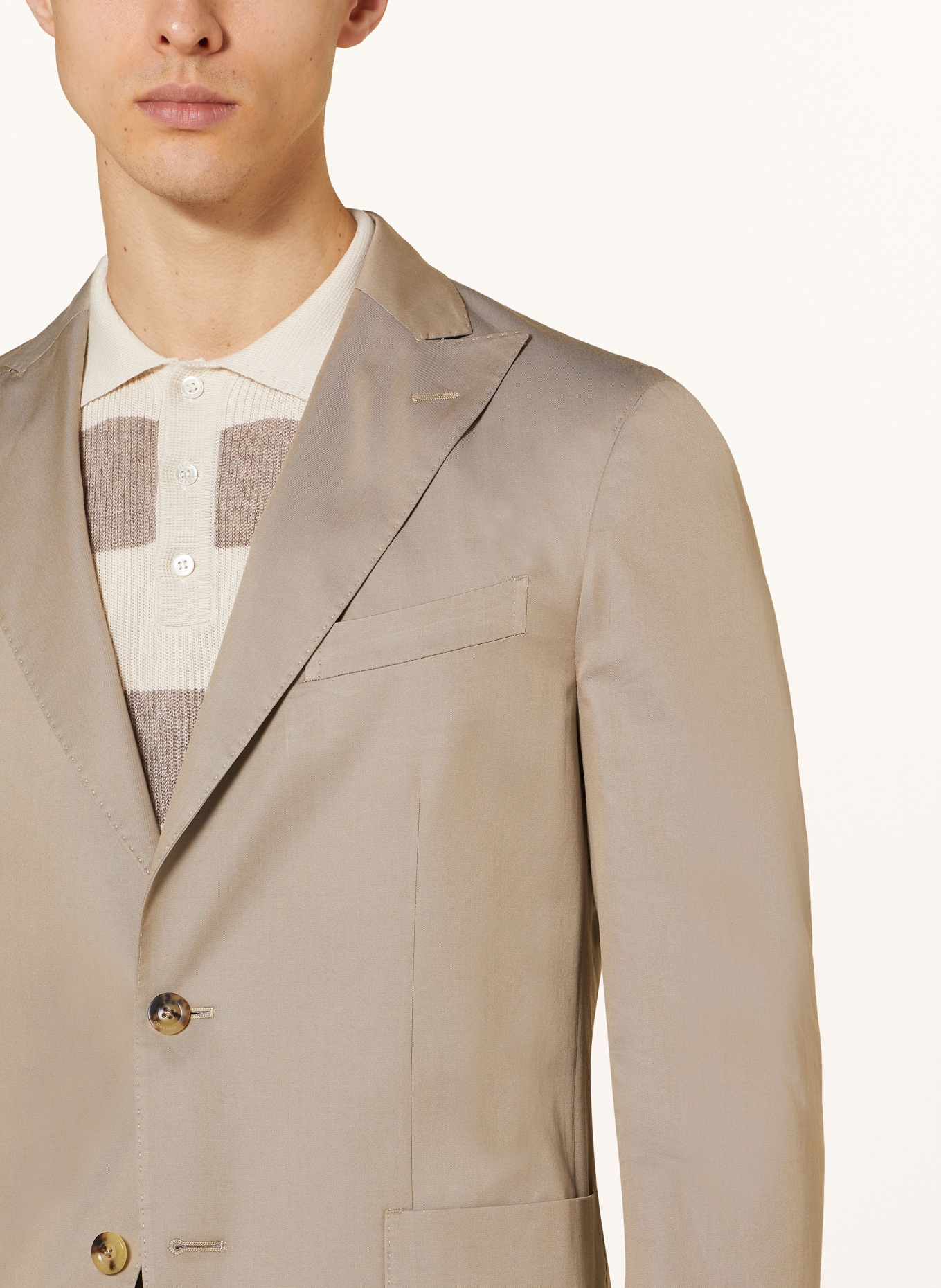 BOGLIOLI Anzug Extra Slim Fit, Farbe: BEIGE (Bild 6)