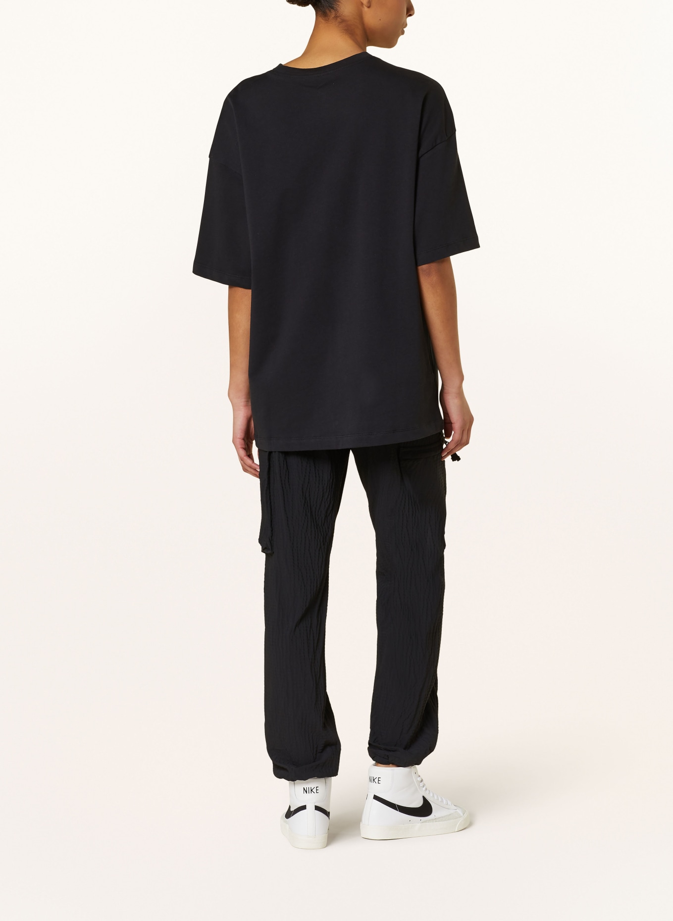 Nike Oversized shirt SPORTSWEAR ESSENTIAL, Color: BLACK/ WHITE (Image 3)
