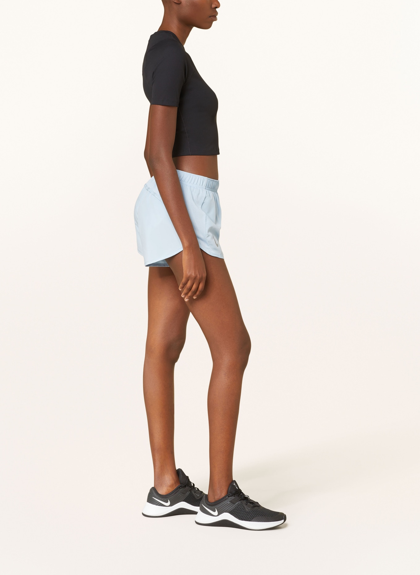 Nike 2-in-1 running shorts FAST TEMPO, Color: LIGHT BLUE (Image 4)