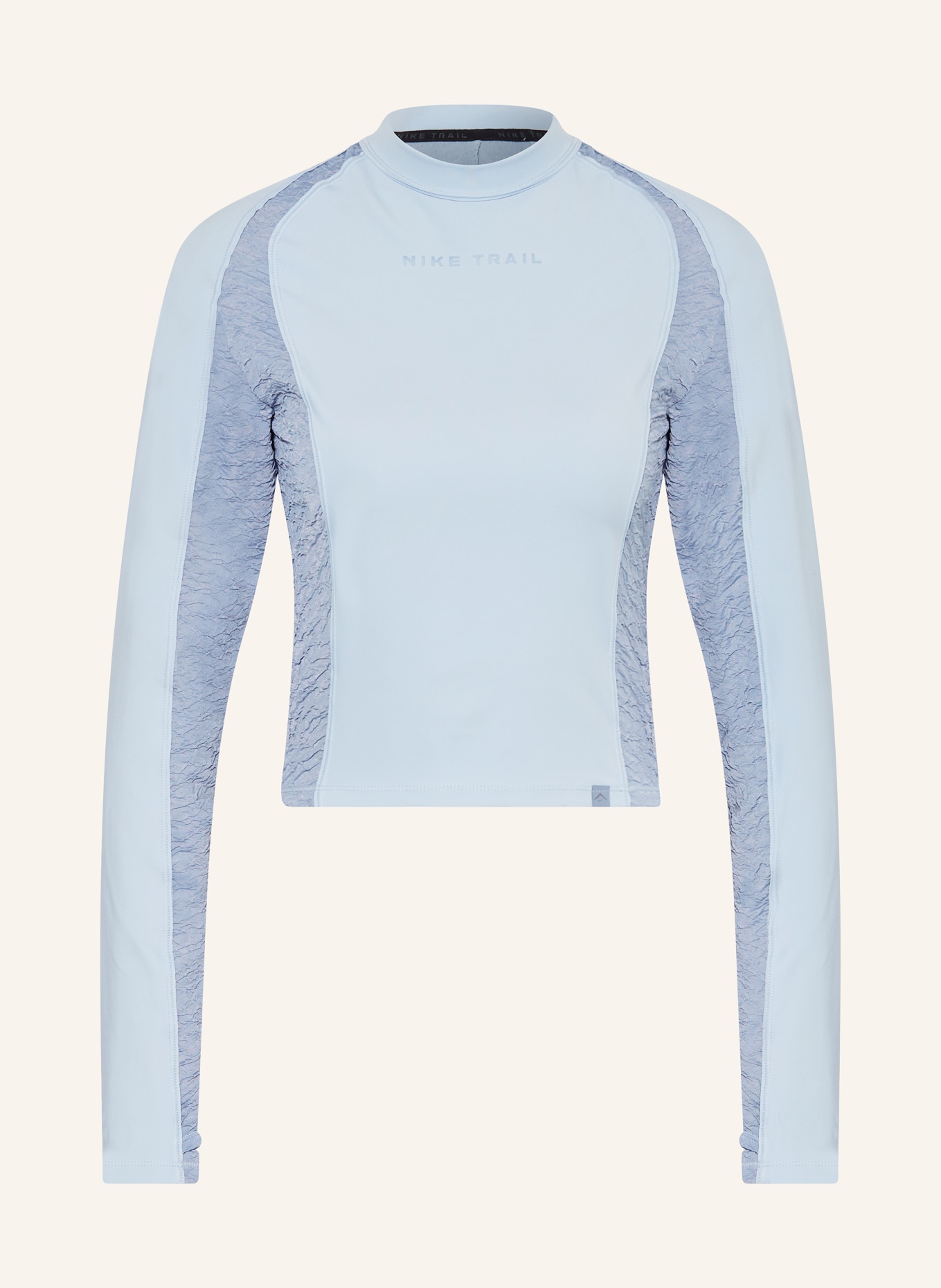 Nike Running shirt DRI-FIT TRAIL, Color: LIGHT BLUE/ BLUE (Image 1)
