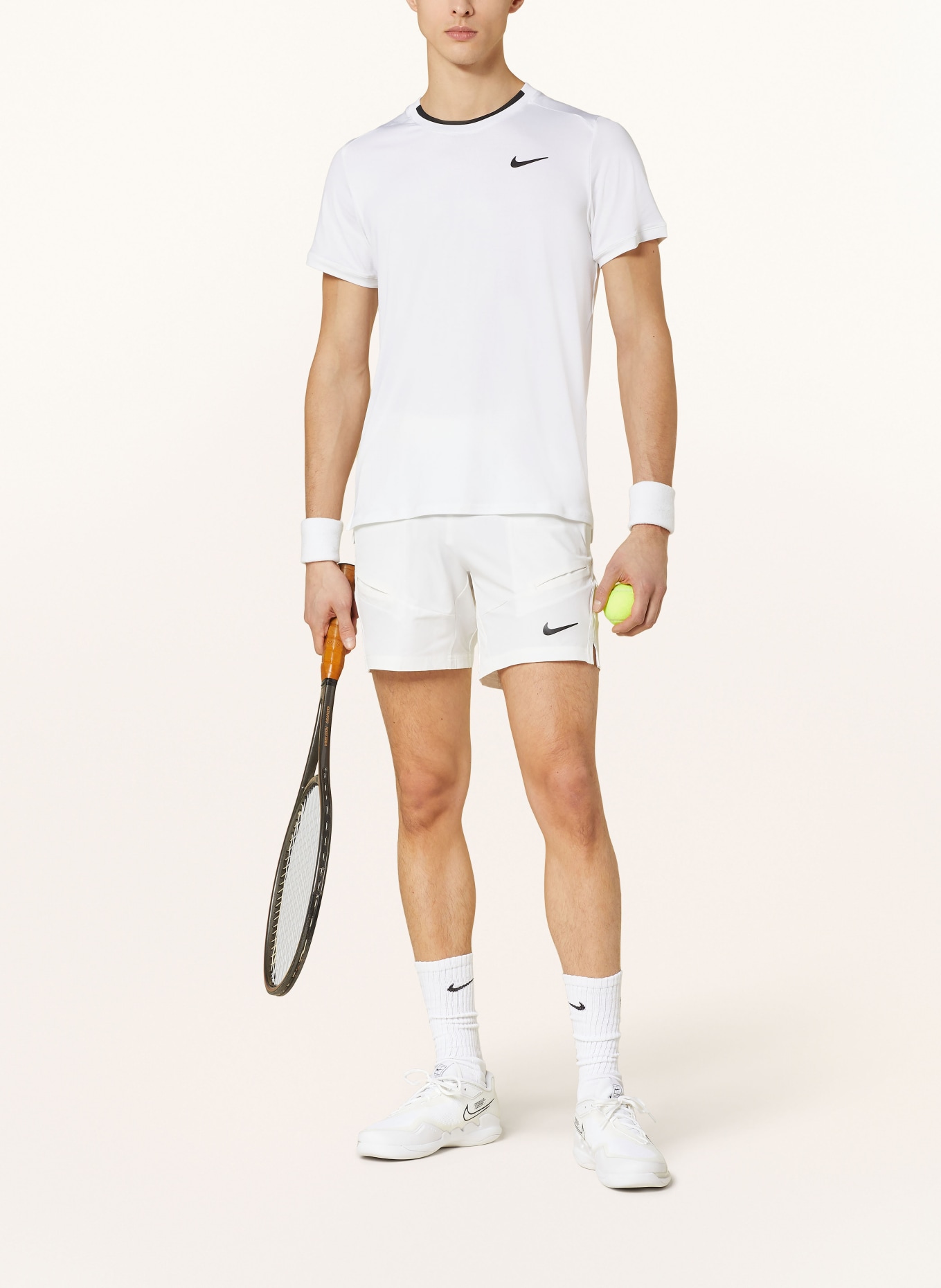 Nike T-shirt NIKECOURT DRI-FIT ADVANTAGE, Color: WHITE (Image 2)