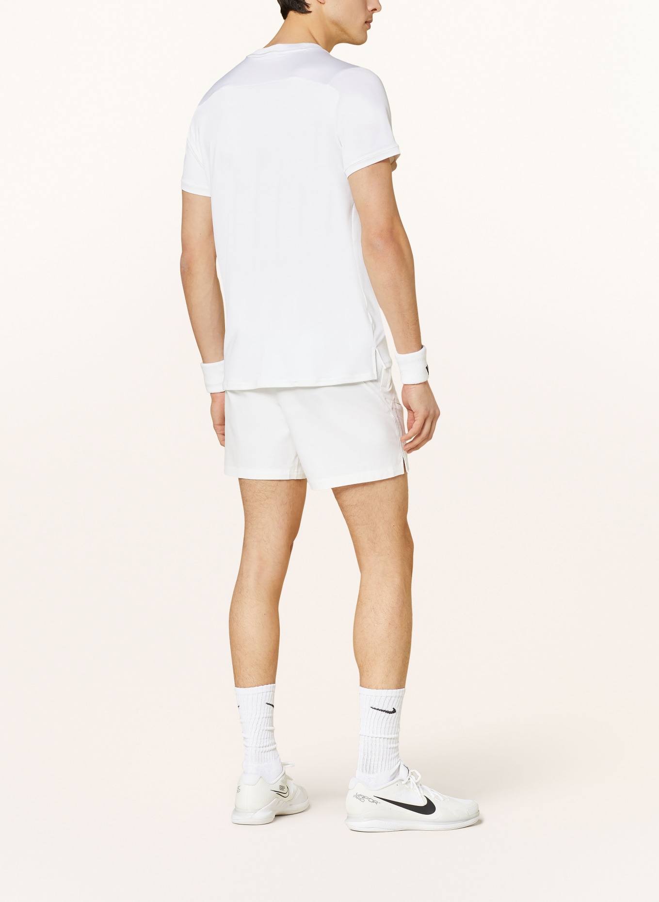 Nike T-Shirt NIKECOURT DRI-FIT ADVANTAGE, Farbe: WEISS (Bild 3)