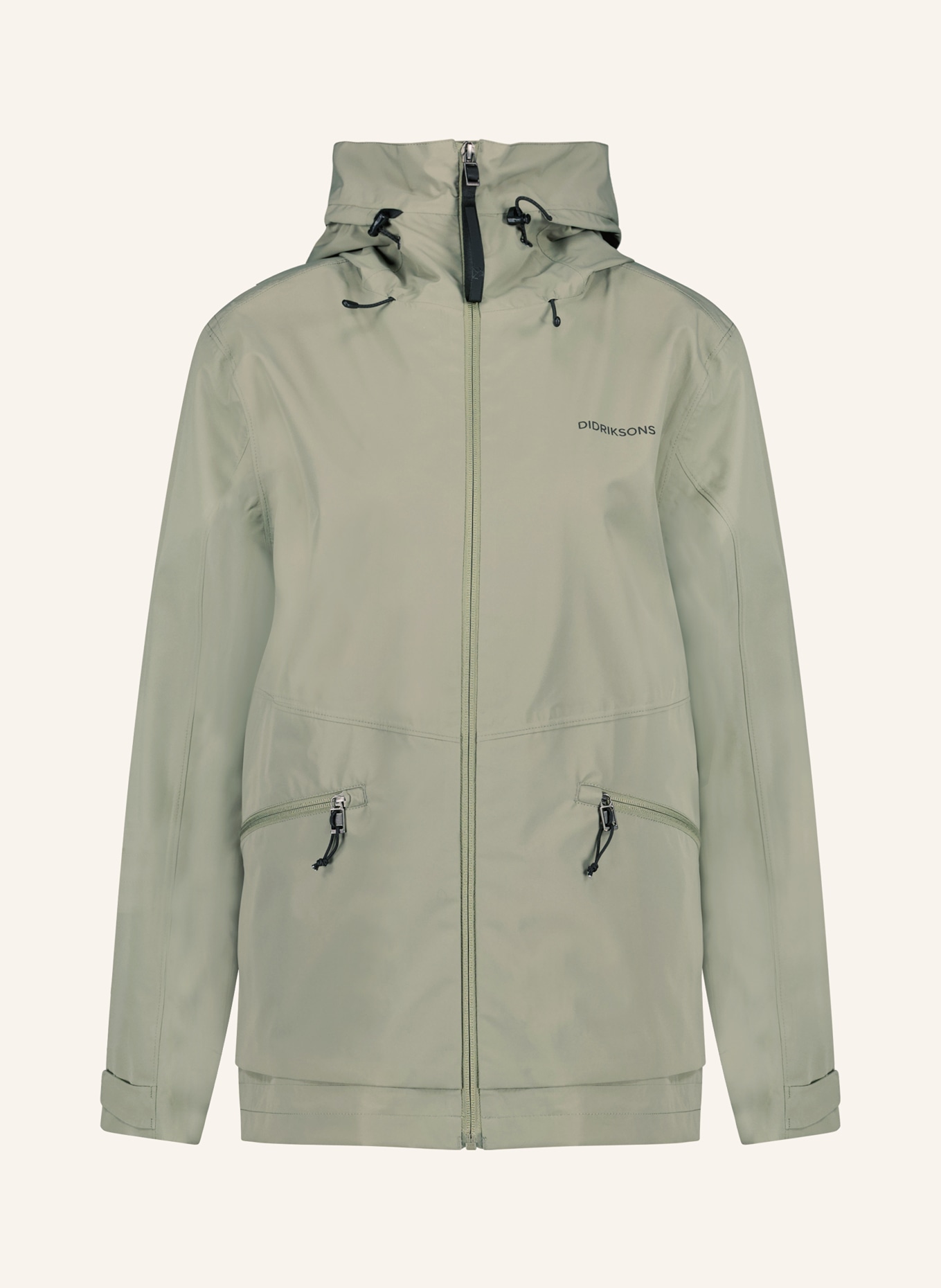 DIDRIKSONS Rain jacket TURVI, Color: LIGHT GREEN (Image 1)