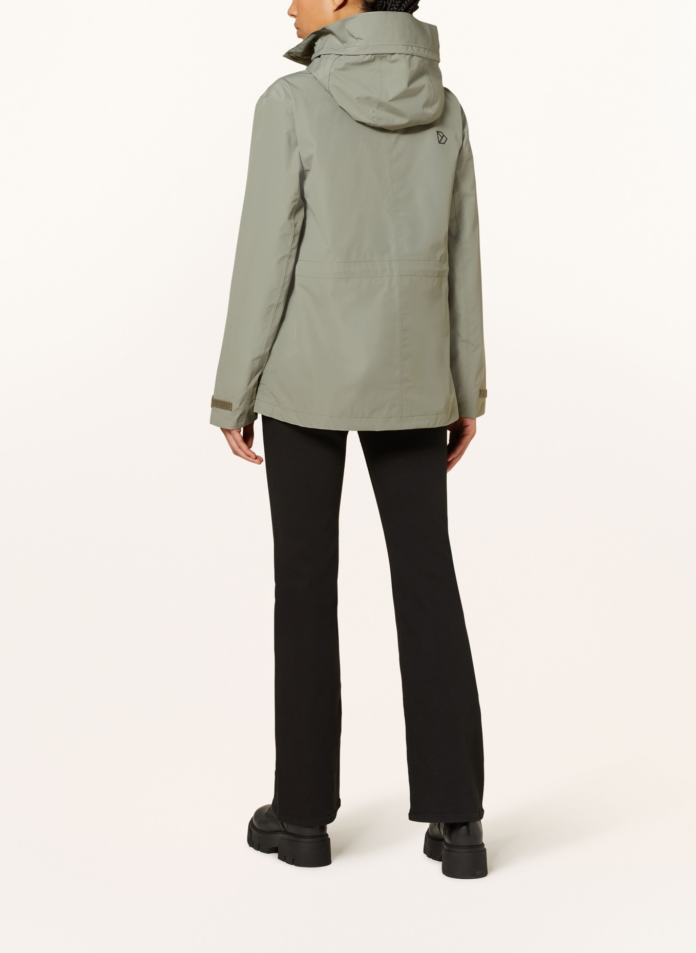 DIDRIKSONS Rain jacket TURVI, Color: LIGHT GREEN (Image 3)