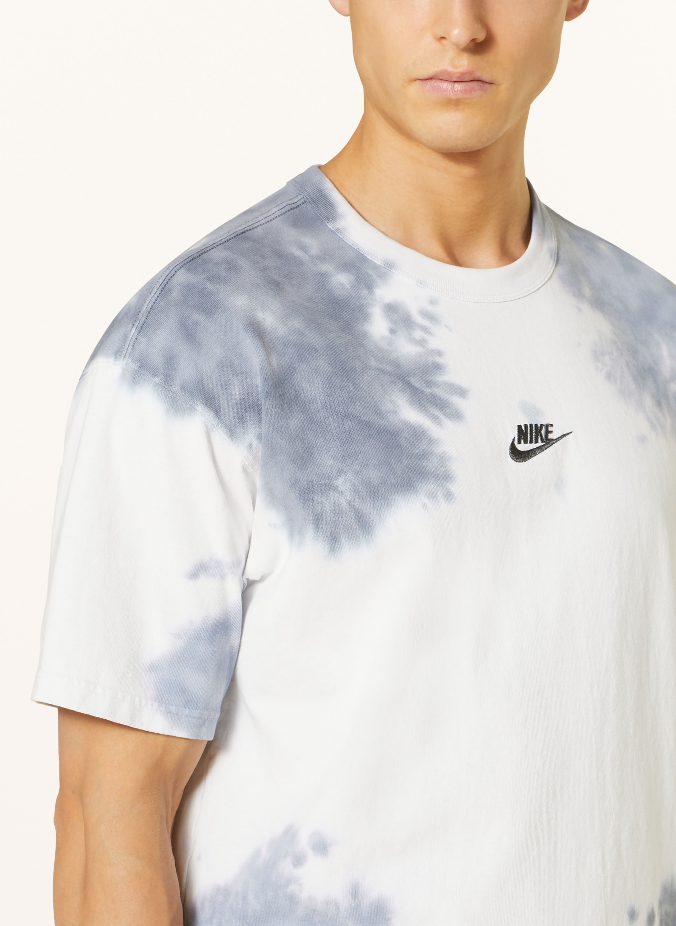 Nike T-Shirt MAX90, Farbe: WEISS/ BLAUGRAU (Bild 4)