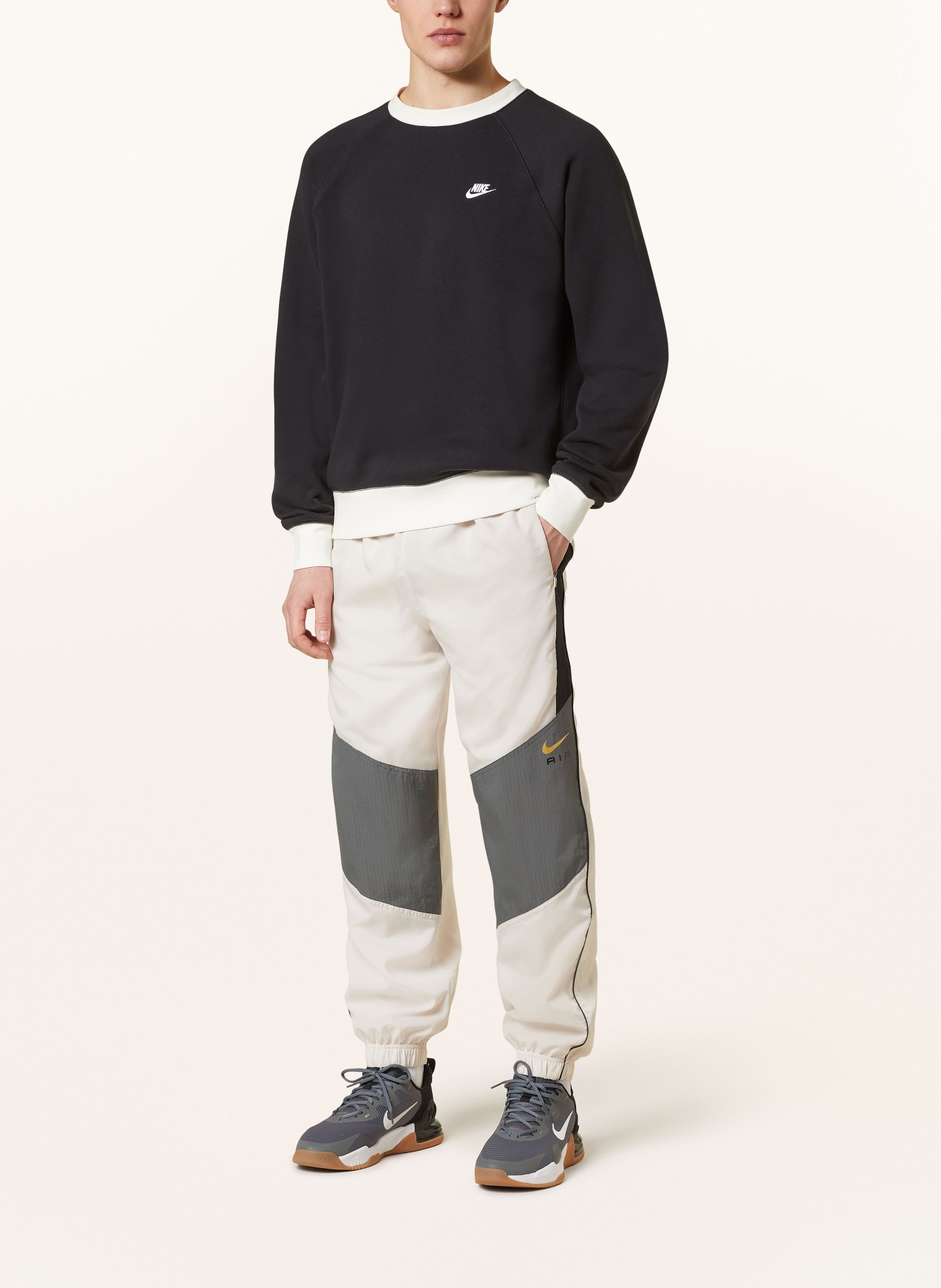 Nike Sweatshirt CLUB FLEECE, Color: BLACK/ WHITE (Image 2)