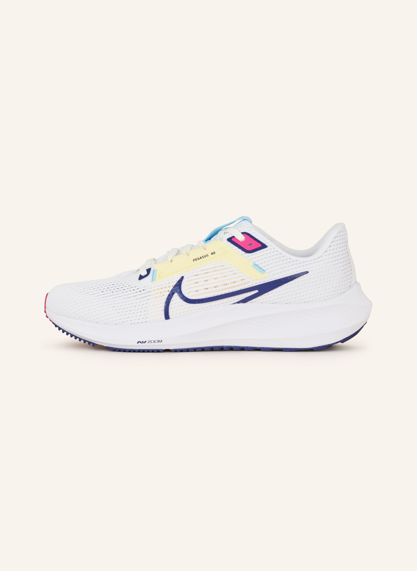 Nike Laufschuhe PEGASUS 40, Farbe: WEISS/ BLAU (Bild 4)
