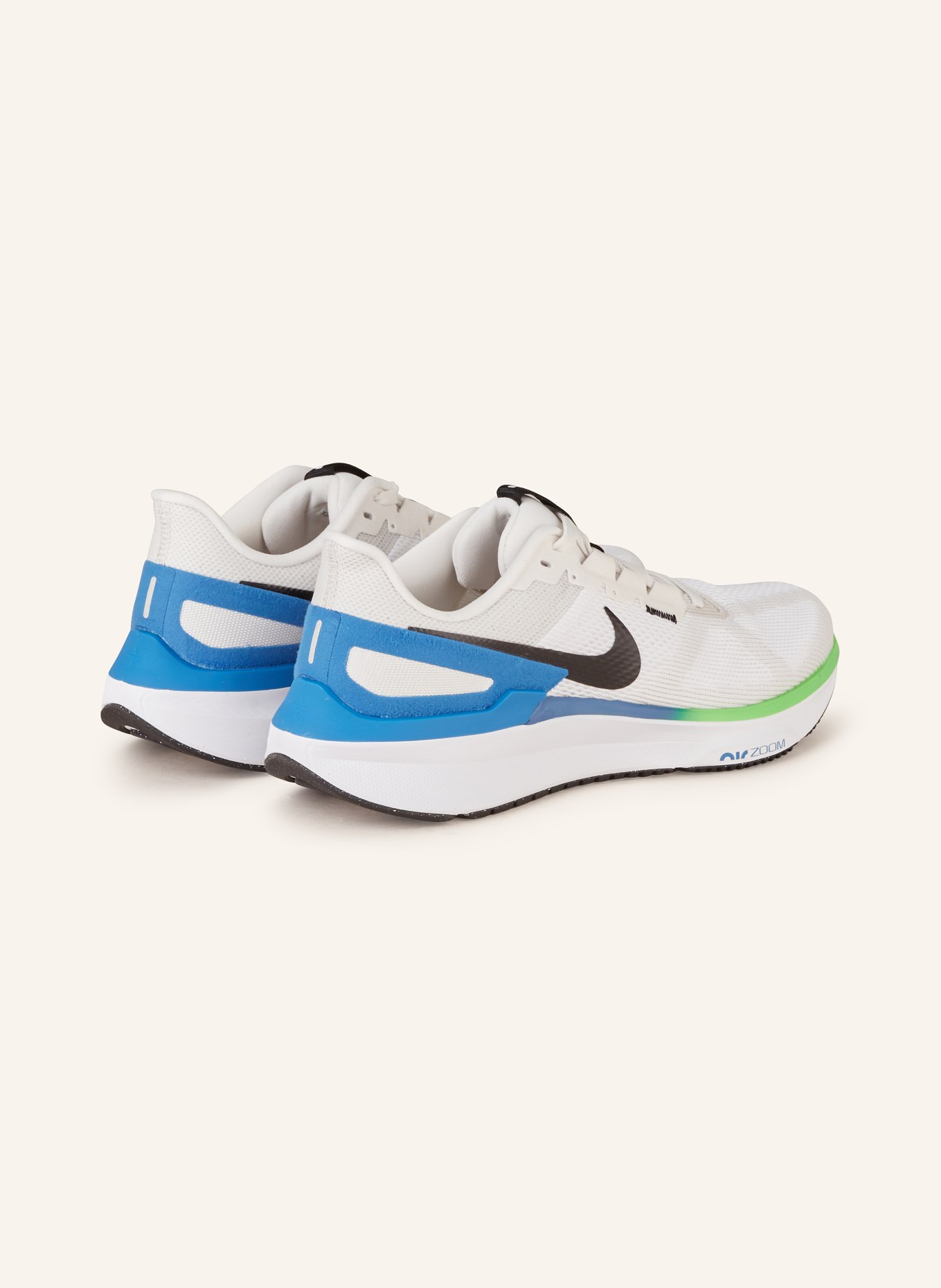 Nike Running shoes AIR ZOOM STRUCTURE 25, Color: WHITE/ BLACK/ BLUE (Image 2)