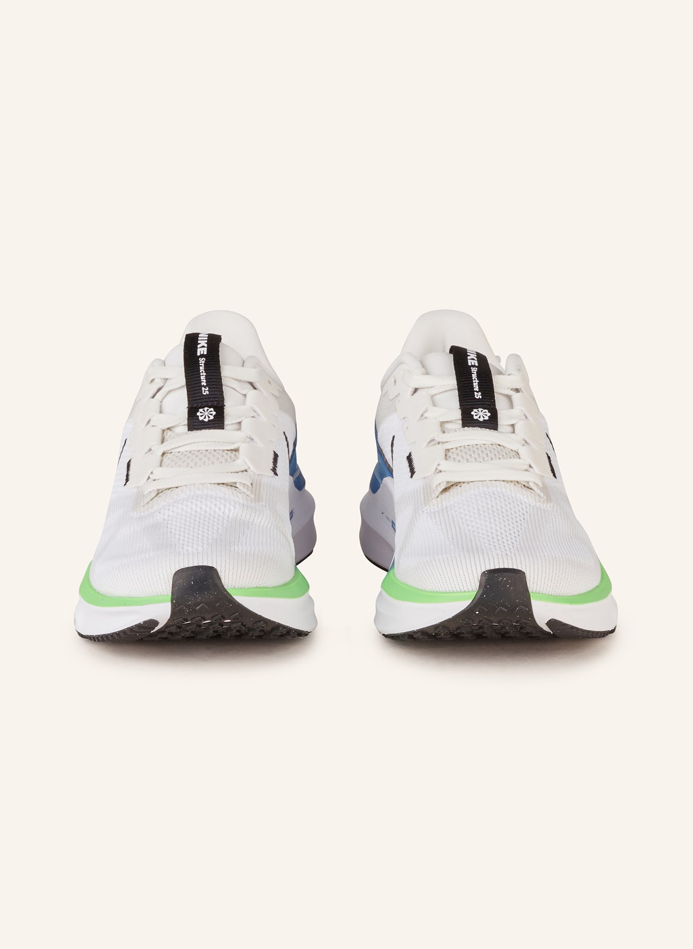 Nike Laufschuhe AIR ZOOM STRUCTURE 25, Farbe: WEISS/ SCHWARZ/ BLAU (Bild 3)