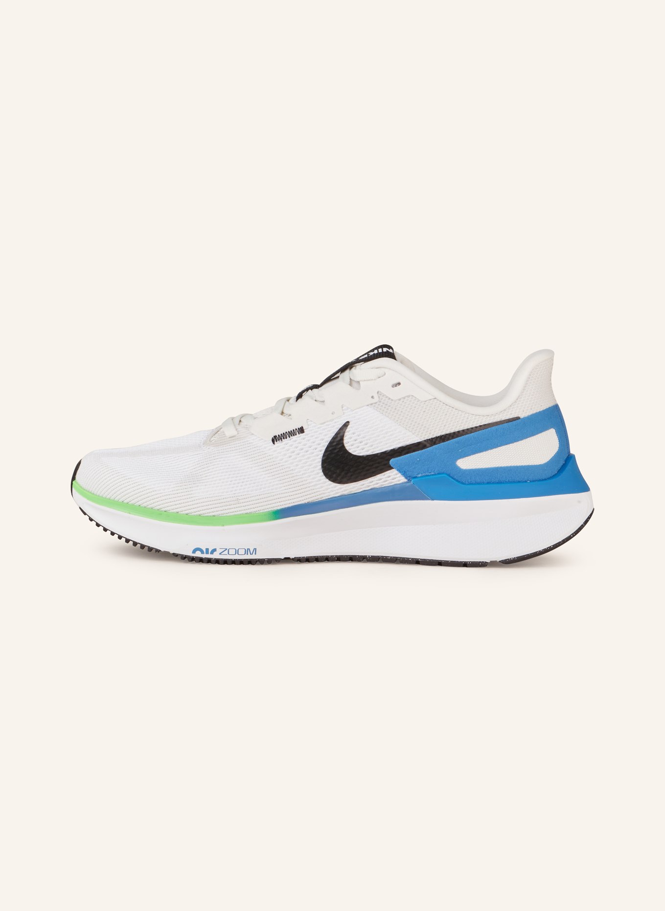 Nike Buty do biegania AIR ZOOM STRUCTURE 25, Kolor: BIAŁY/ CZARNY/ NIEBIESKI (Obrazek 4)