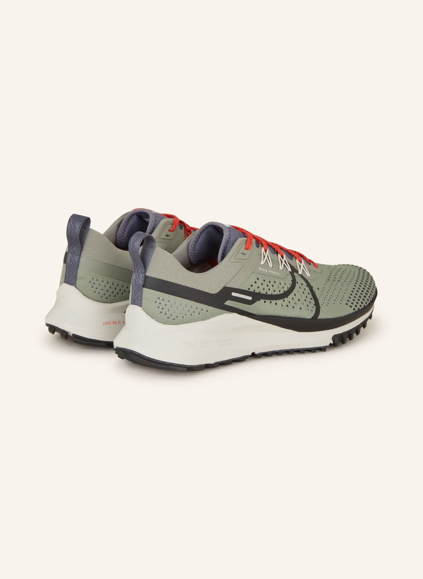 Nike Trailrunning-Schuhe REACT PEGASUS TRAIL 4, Farbe: GRAU/ SCHWARZ (Bild 2)