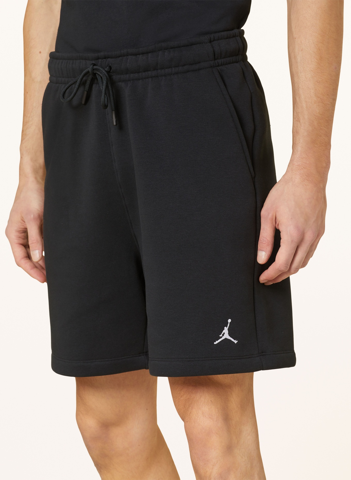 JORDAN Sweat shorts, Color: BLACK (Image 5)