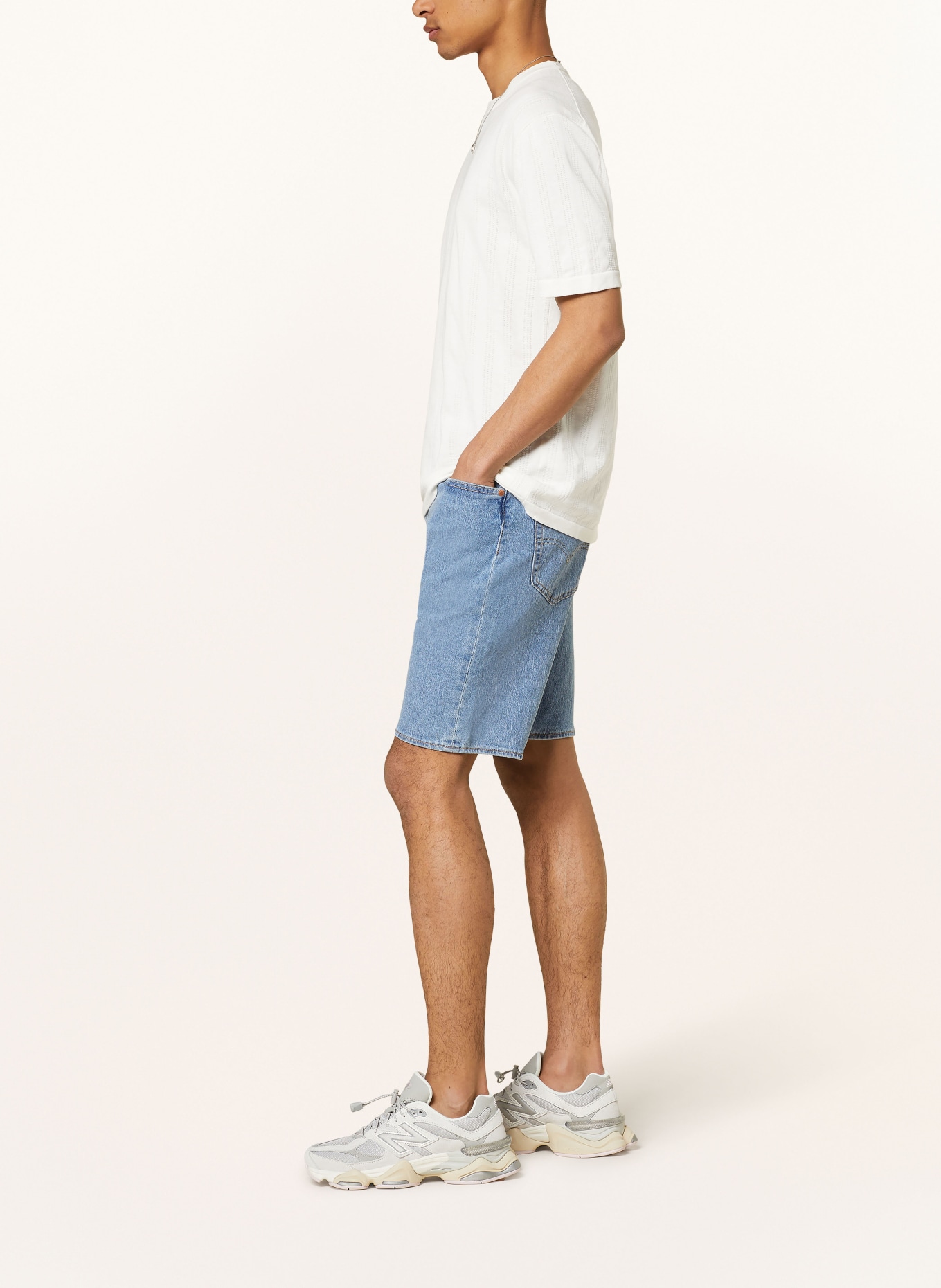 Levi's® Denim shorts 405, Color: BLUE (Image 4)