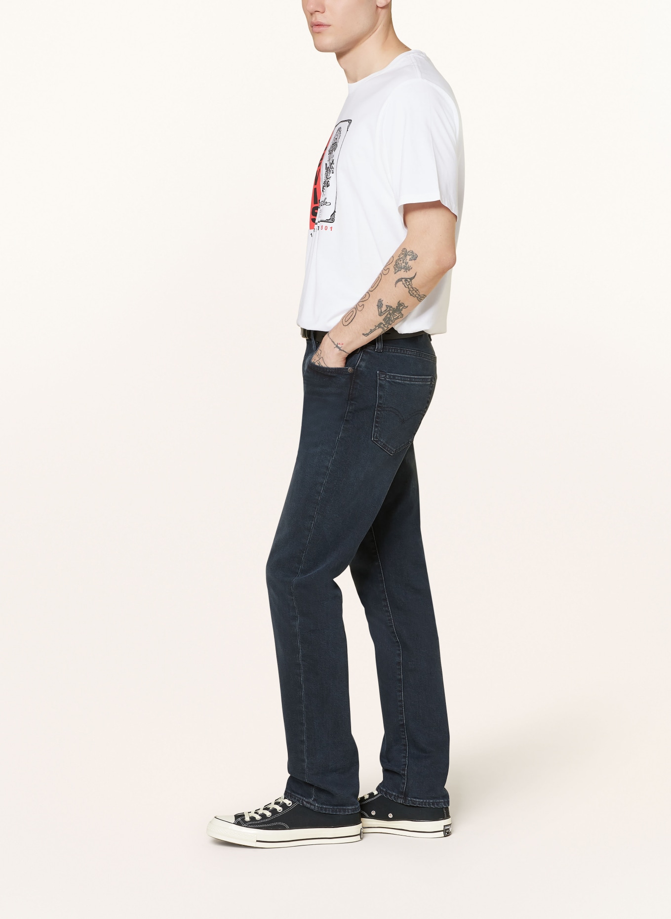 Levi's® Jeans 511 slim fit, Color: 46 Dark Indigo - Worn In (Image 4)