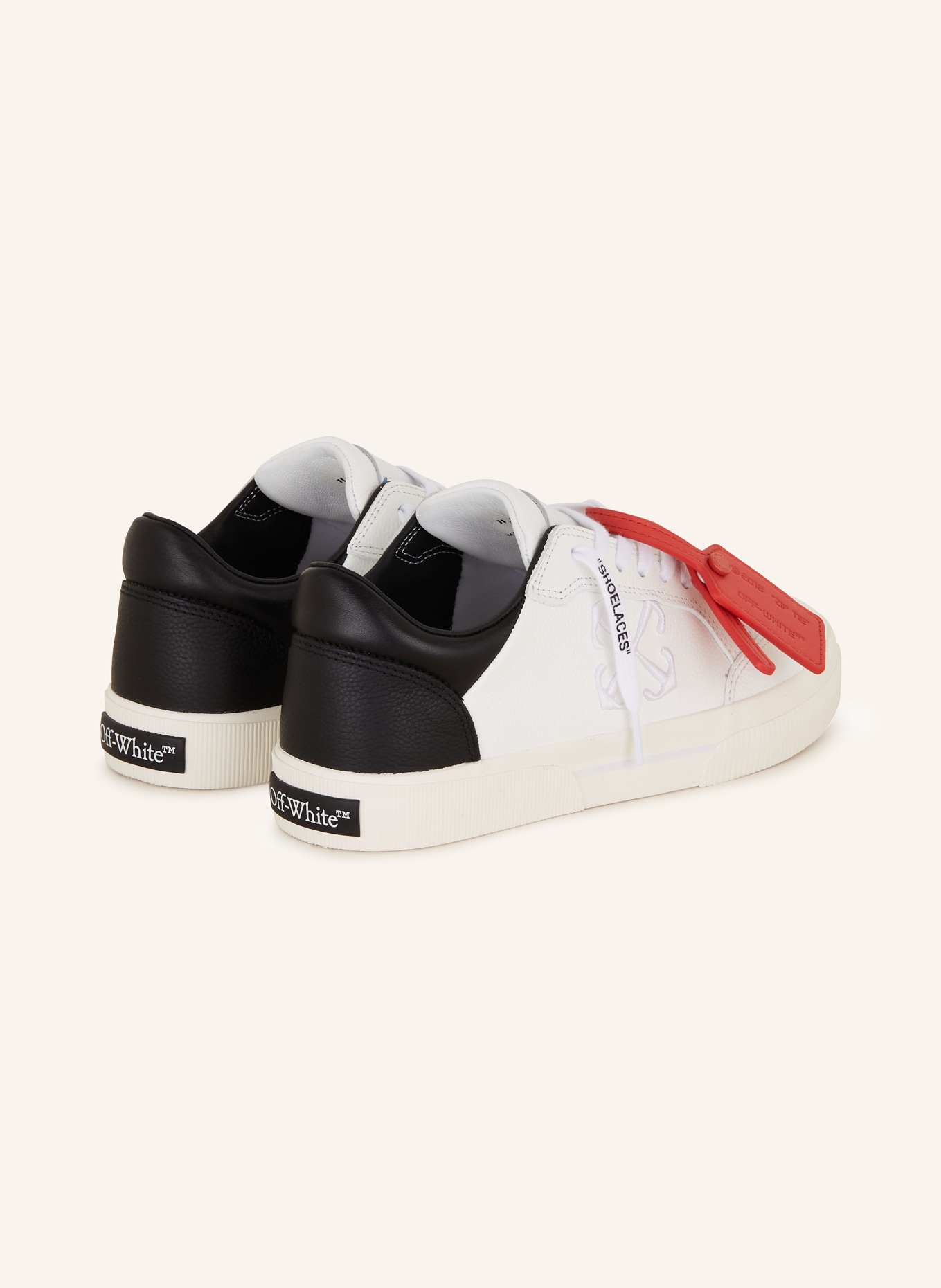 Off-White Sneaker NEW LOW VULCANIZED, Farbe: WEISS/ SCHWARZ (Bild 2)