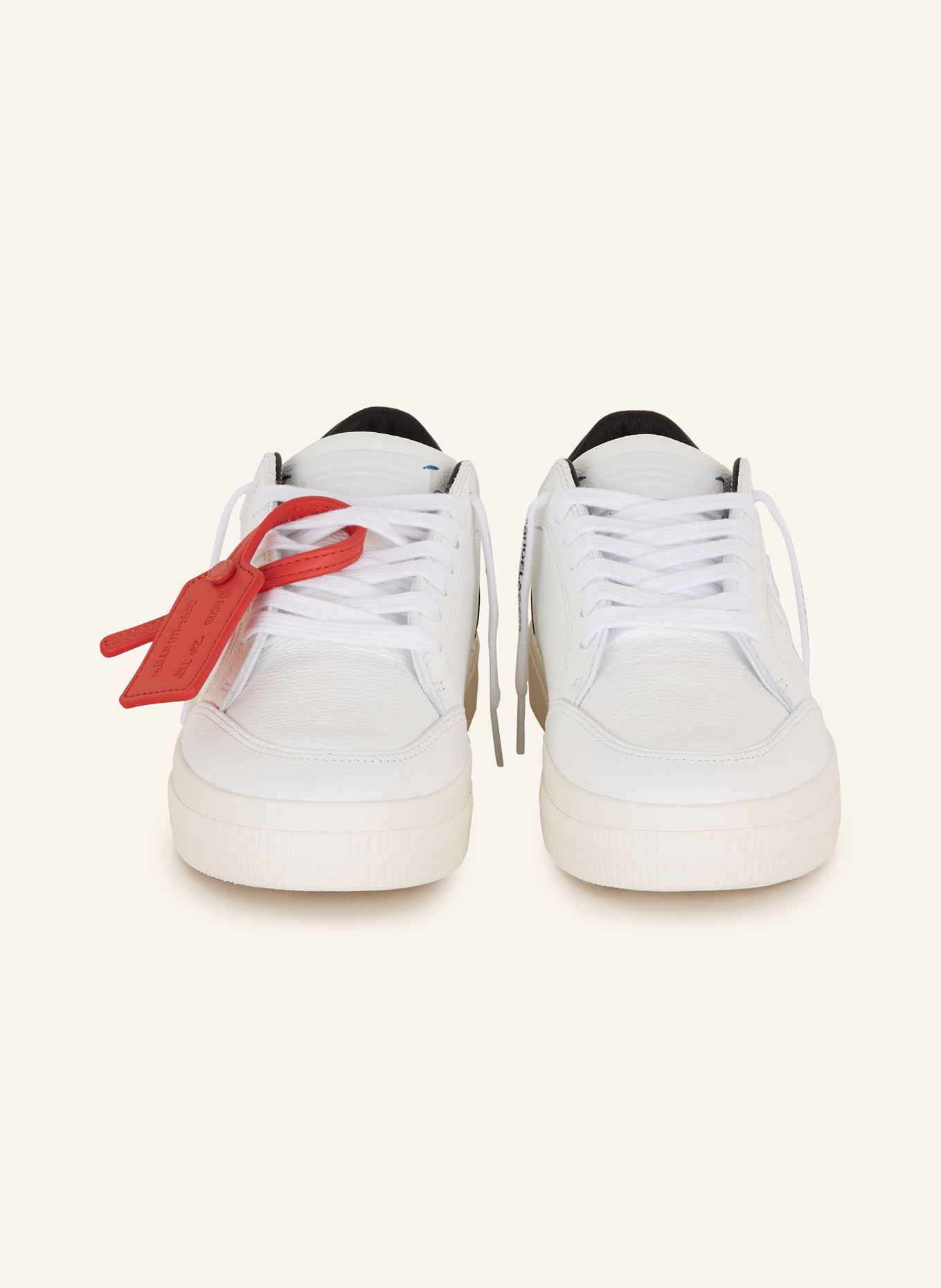 Off-White Sneakersy NEW LOW VULCANIZED, Kolor: BIAŁY/ CZARNY (Obrazek 3)