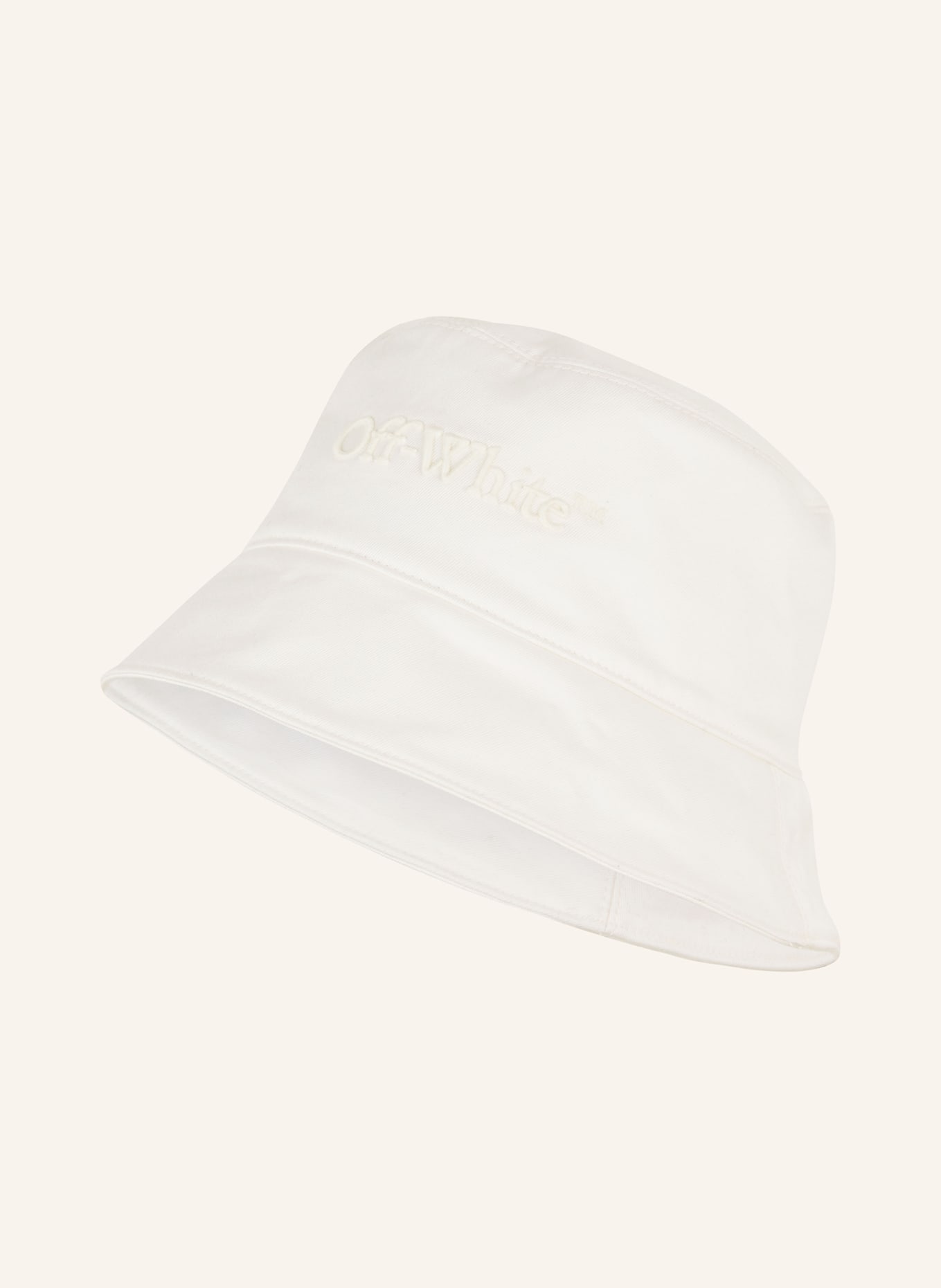 Off-White Klobouk Bucket Hat, Barva: BÍLÁ (Obrázek 1)