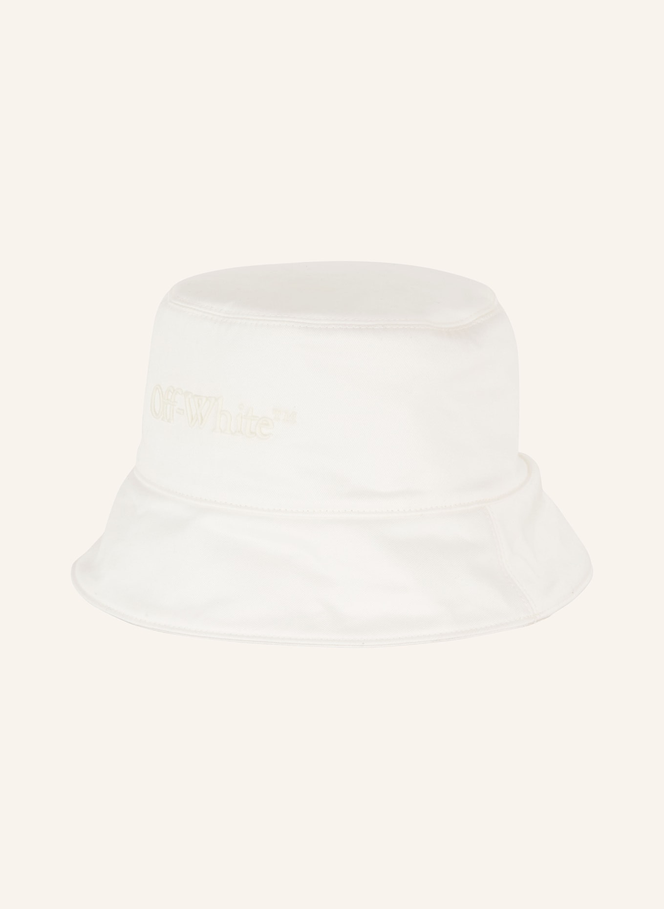 Off-White Klobouk Bucket Hat, Barva: BÍLÁ (Obrázek 2)