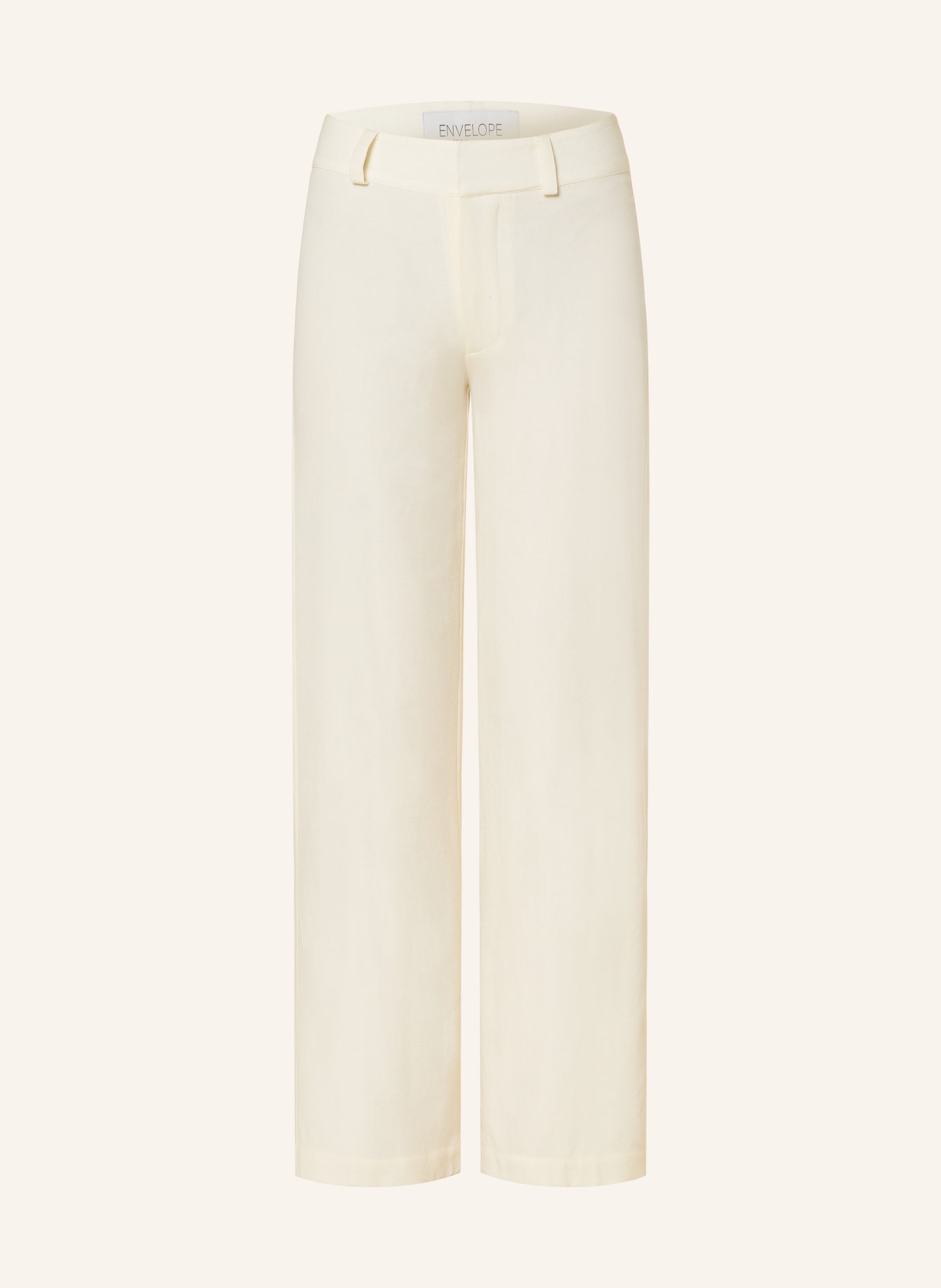 ENVELOPE 1976 Wide leg trousers PÉREZ, Color: CREAM (Image 1)