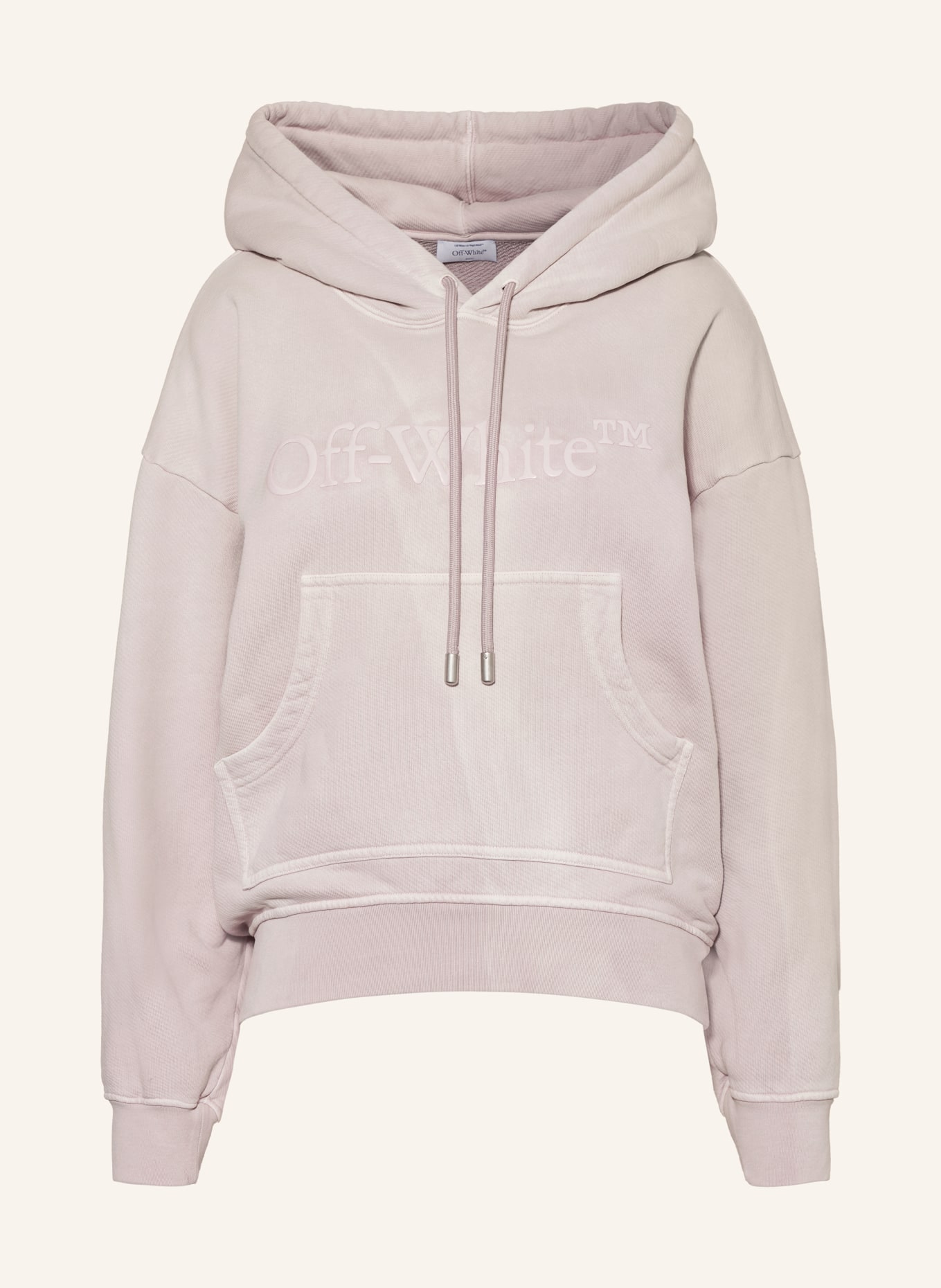 Off-White Oversized hoodie LAUNDRY, Color: ROSE (Image 1)