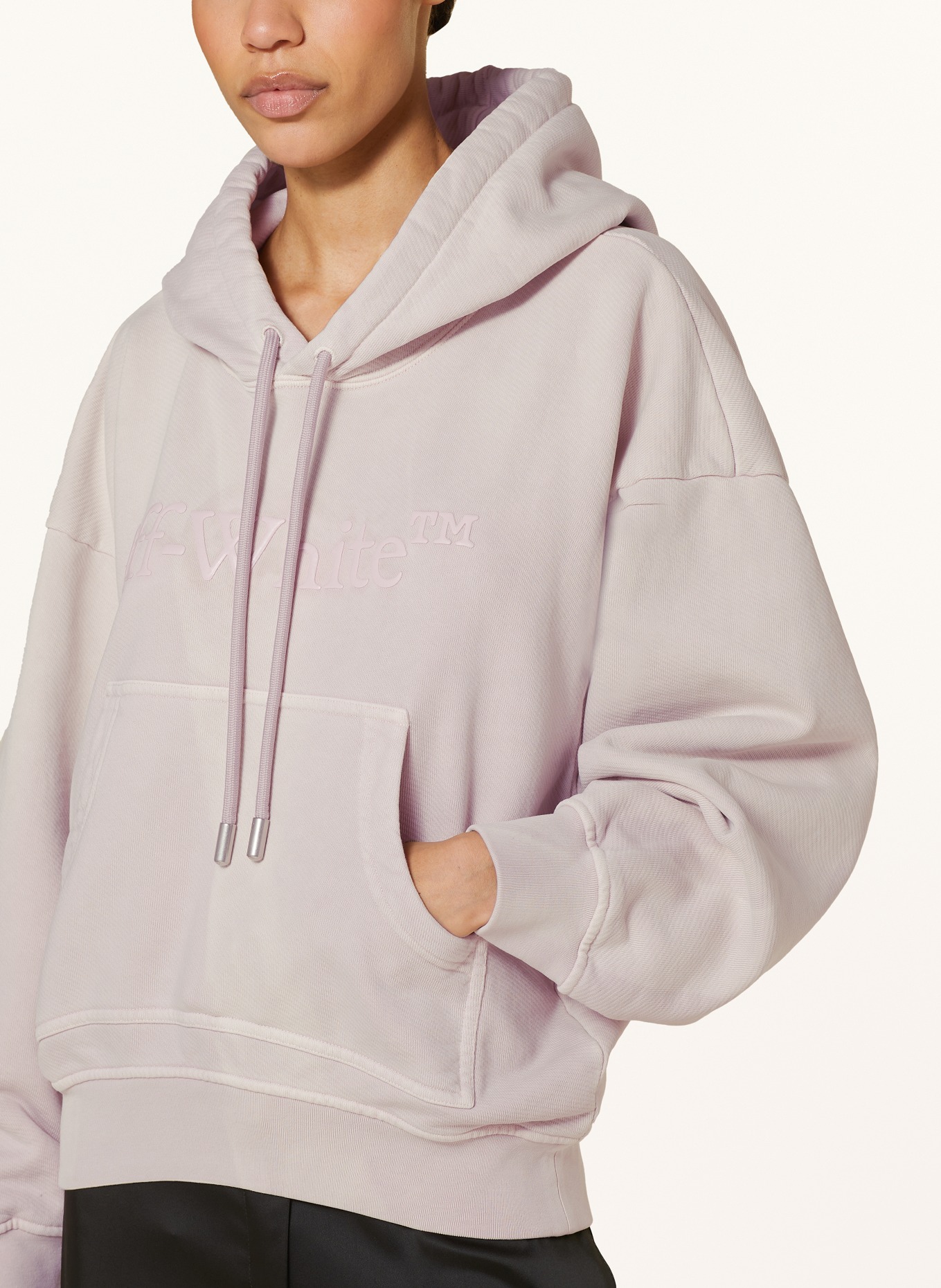 Off-White Oversized-Hoodie LAUNDRY, Farbe: ROSÉ (Bild 5)