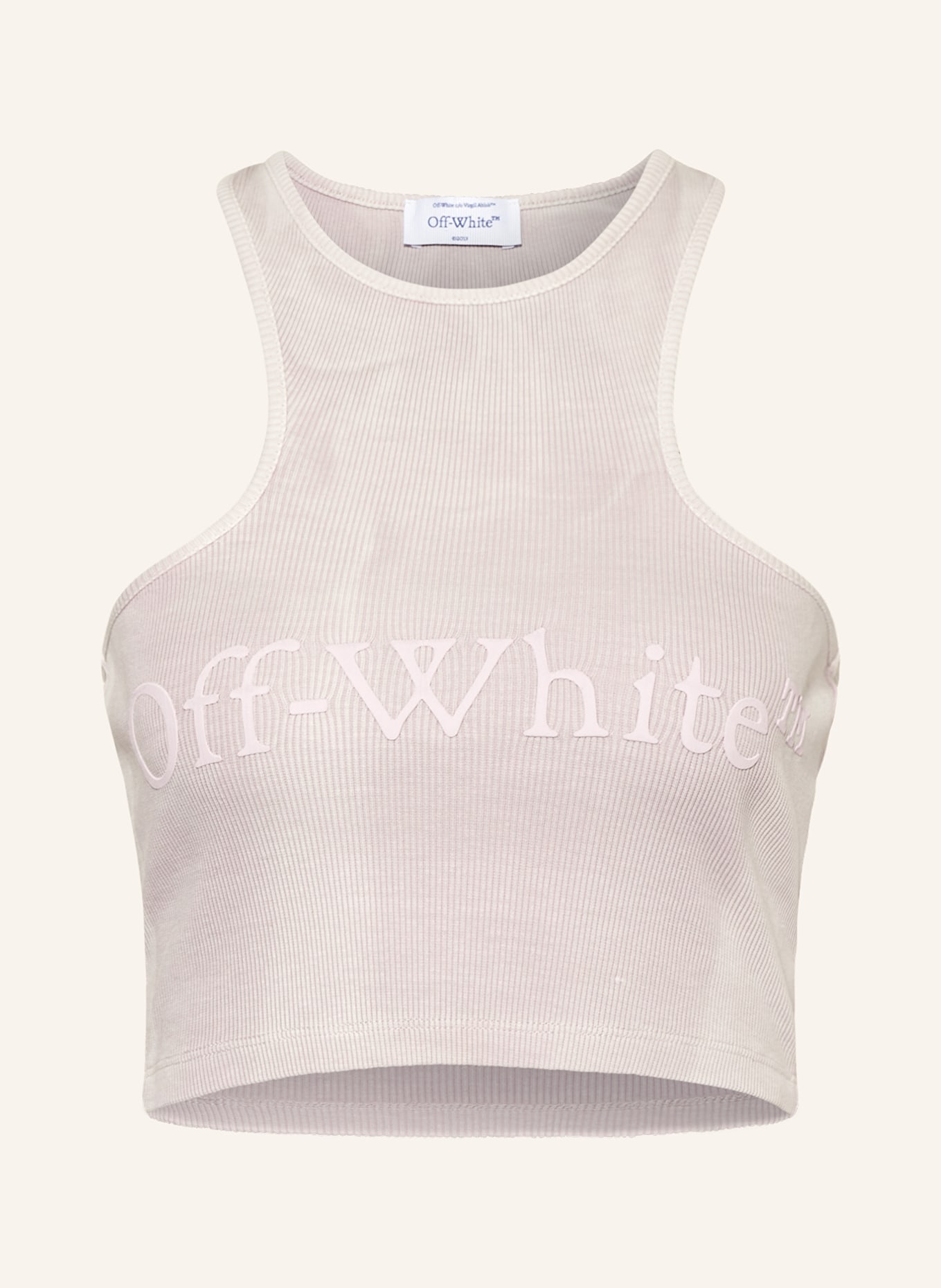 Off-White Cropped-Top LAUNDRY, Farbe: ROSÉ (Bild 1)