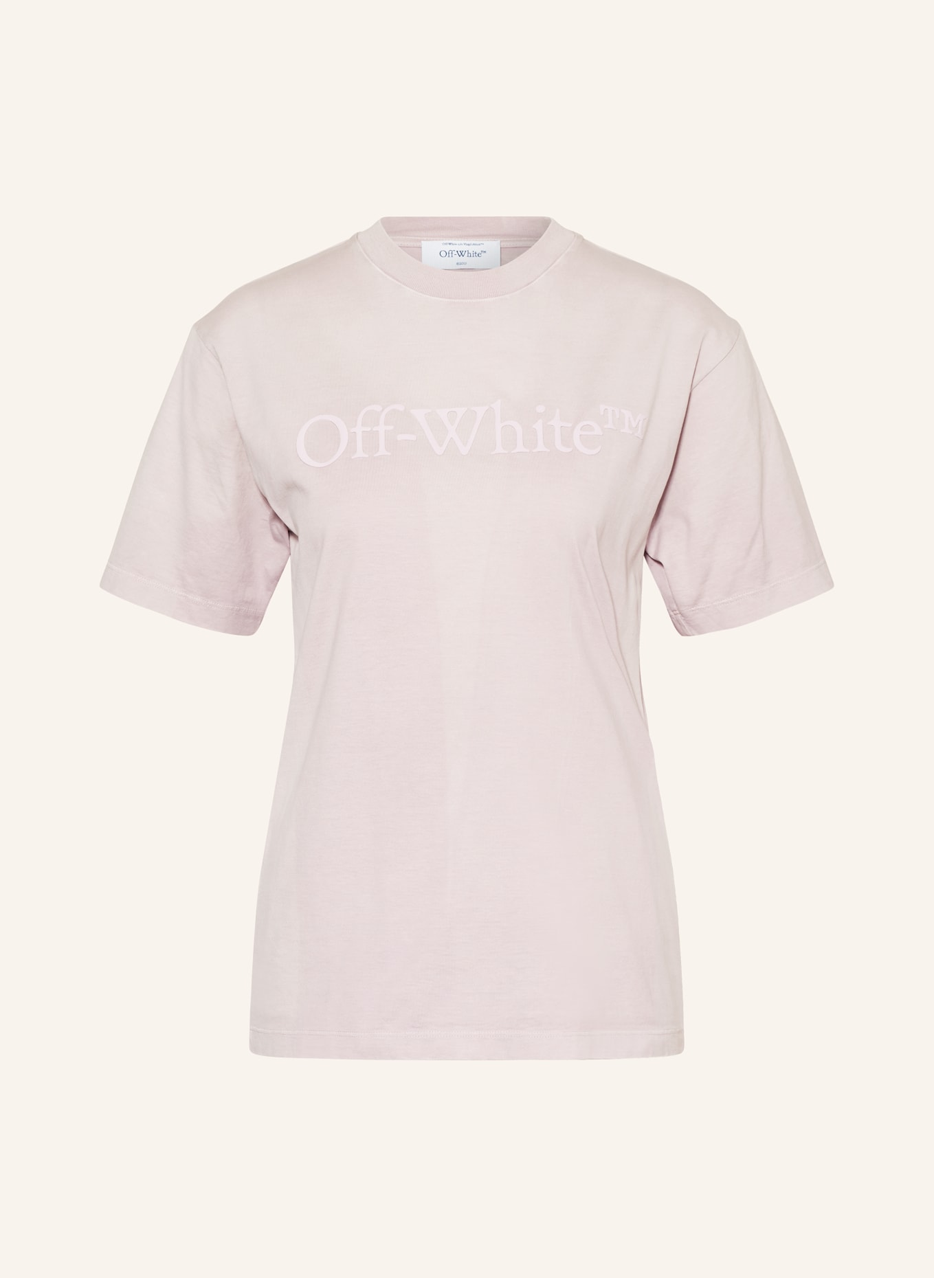 Off-White T-shirt LAUNDRY, Kolor: BLADORÓŻOWY (Obrazek 1)