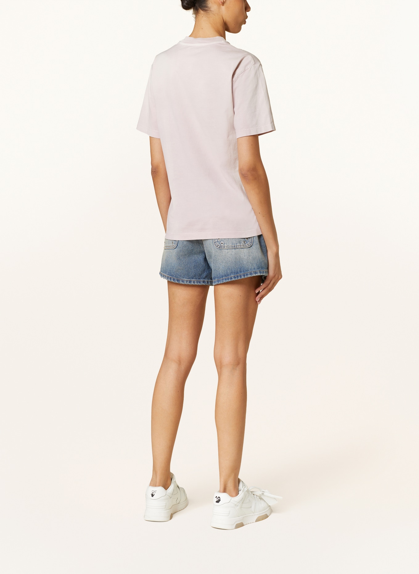 Off-White T-Shirt LAUNDRY, Farbe: ROSÉ (Bild 3)