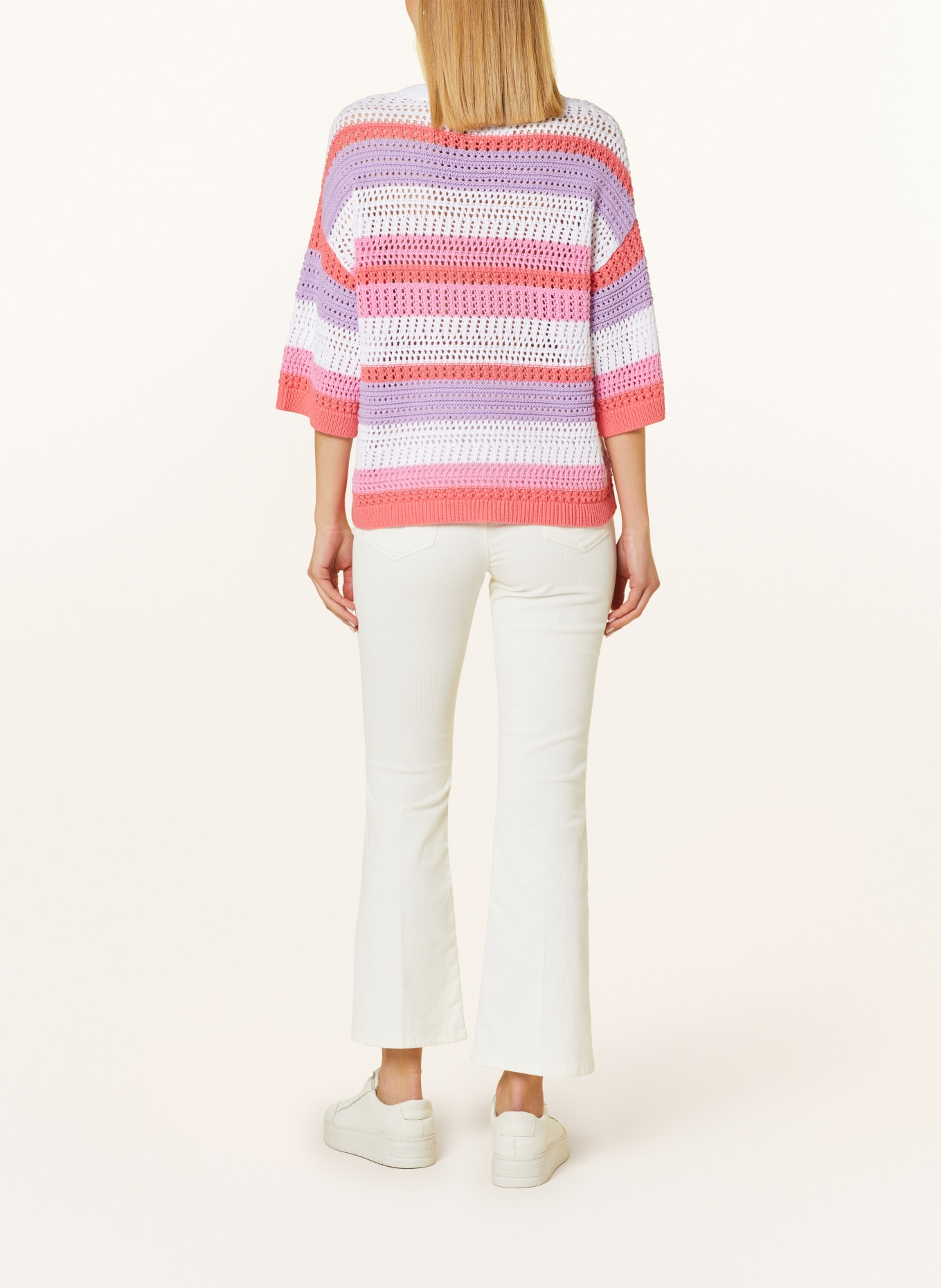 darling harbour Pullover: LACHS / ROSA / HELLLILA